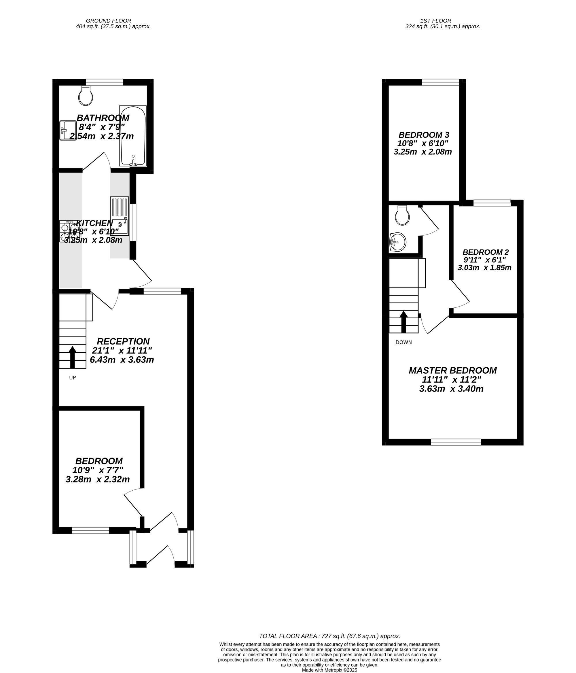 Floorplan for Uxbridge, 