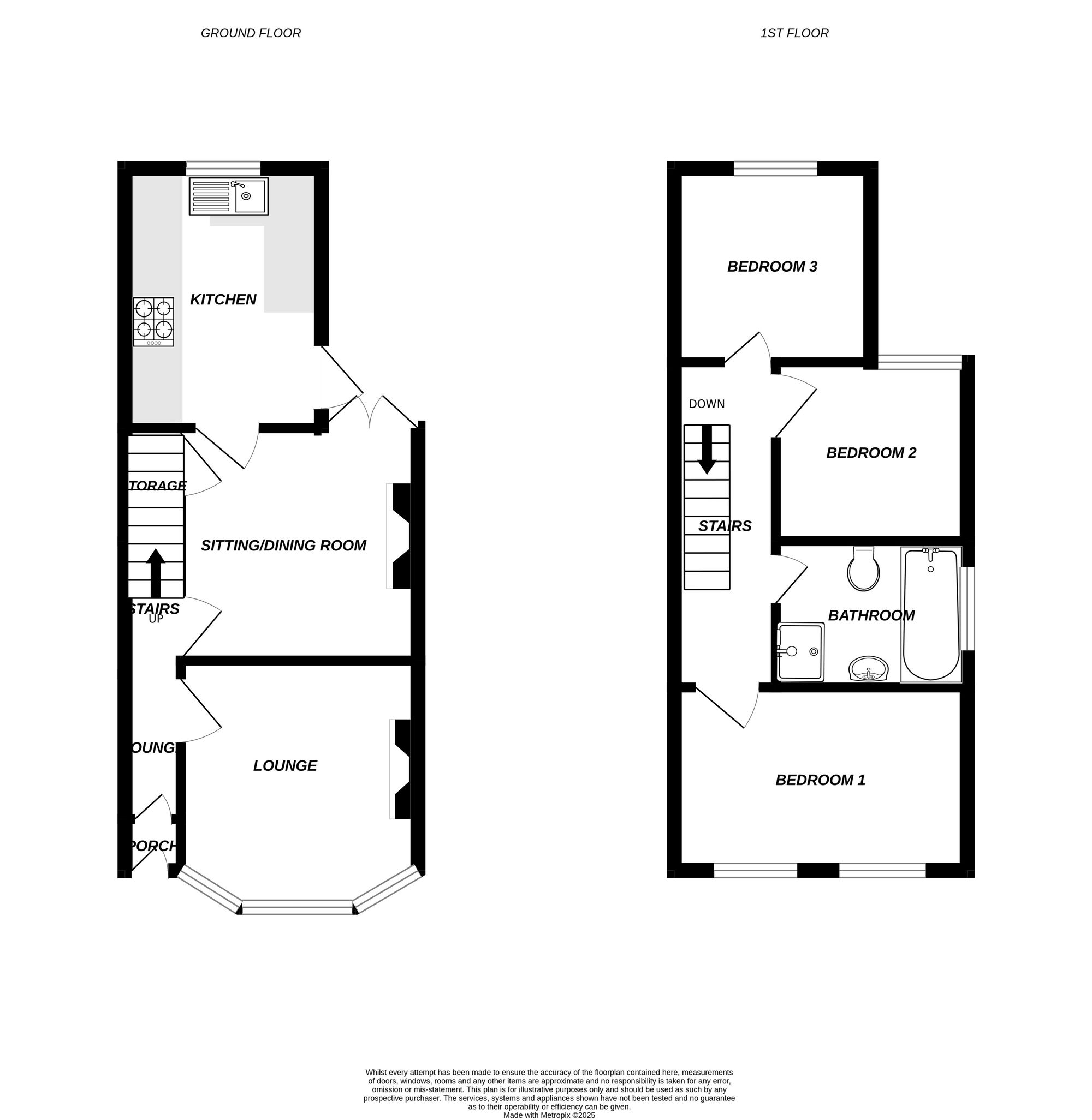 Floorplan for Uxbridge, 
