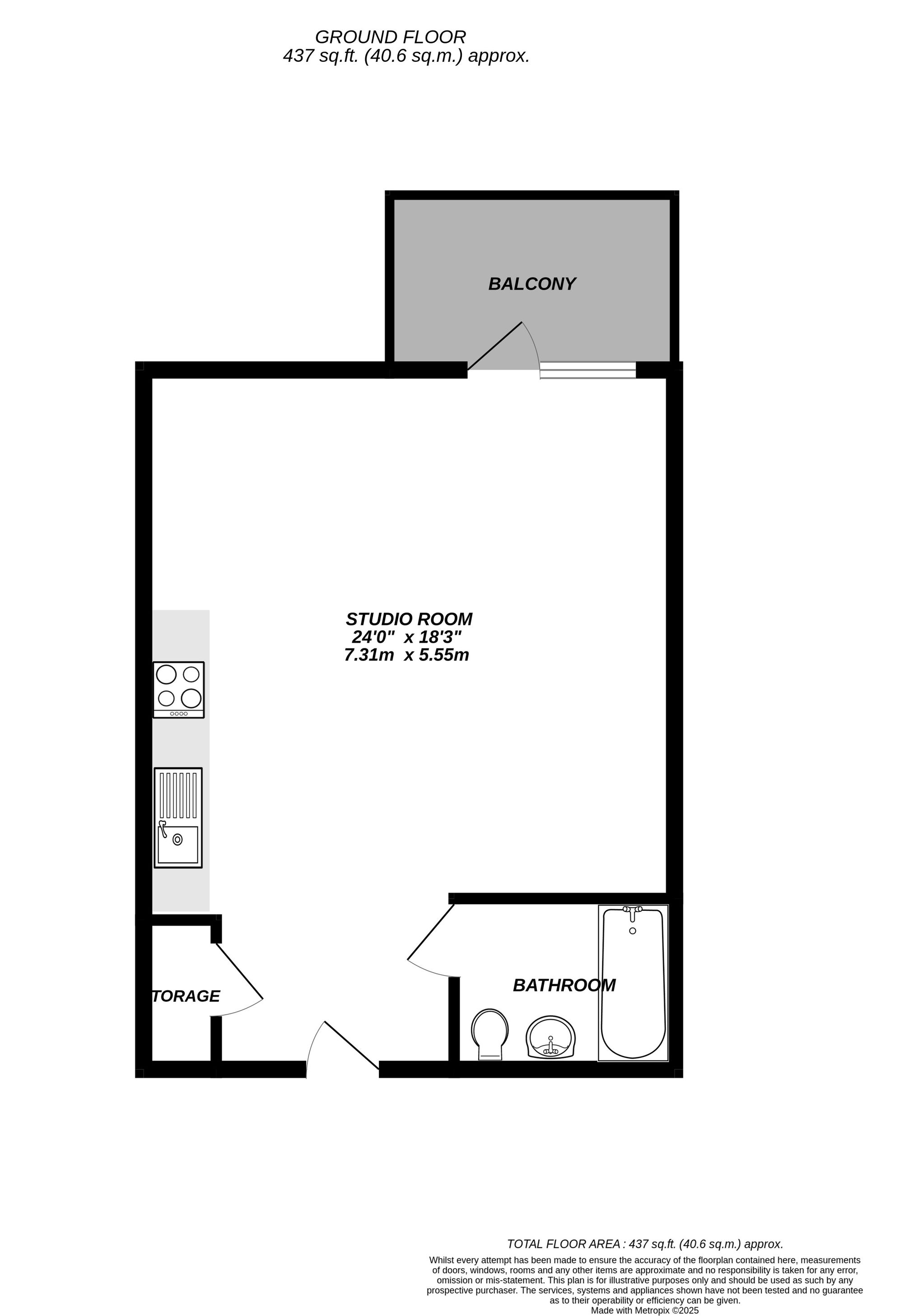 Floorplan for Uxbridge, 