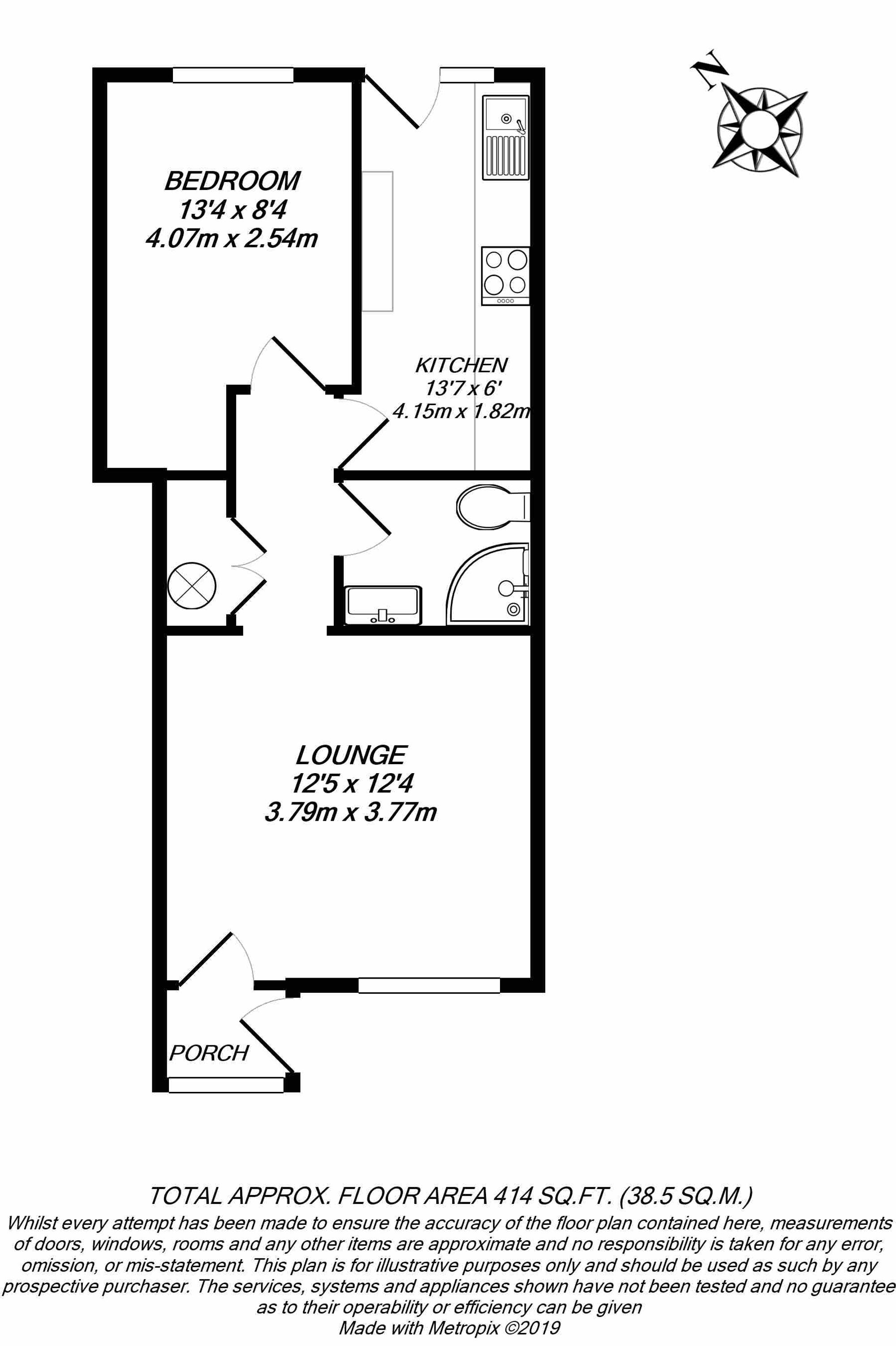 Floorplan for Uxbridge, Greater London