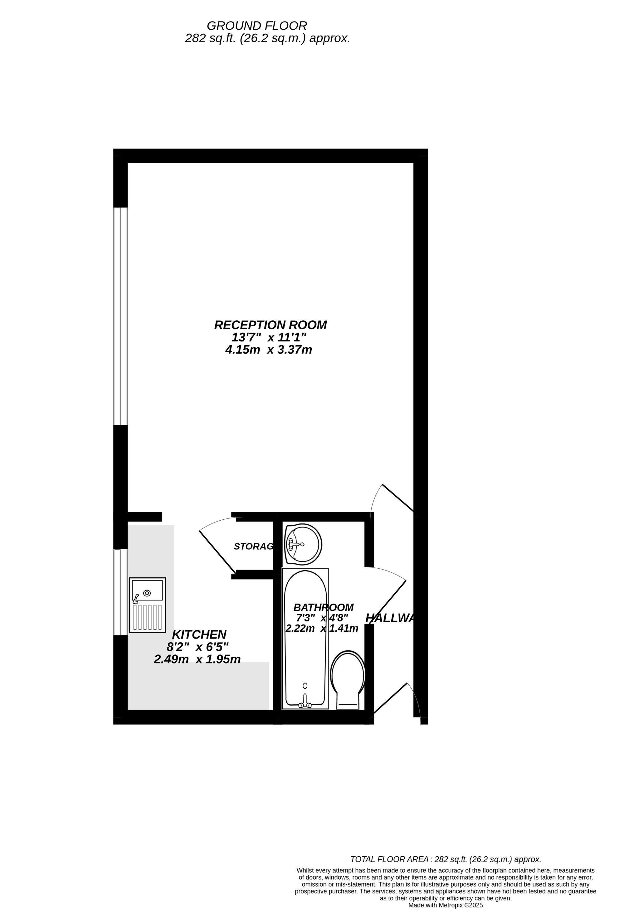 Floorplan for Uxbridge, 