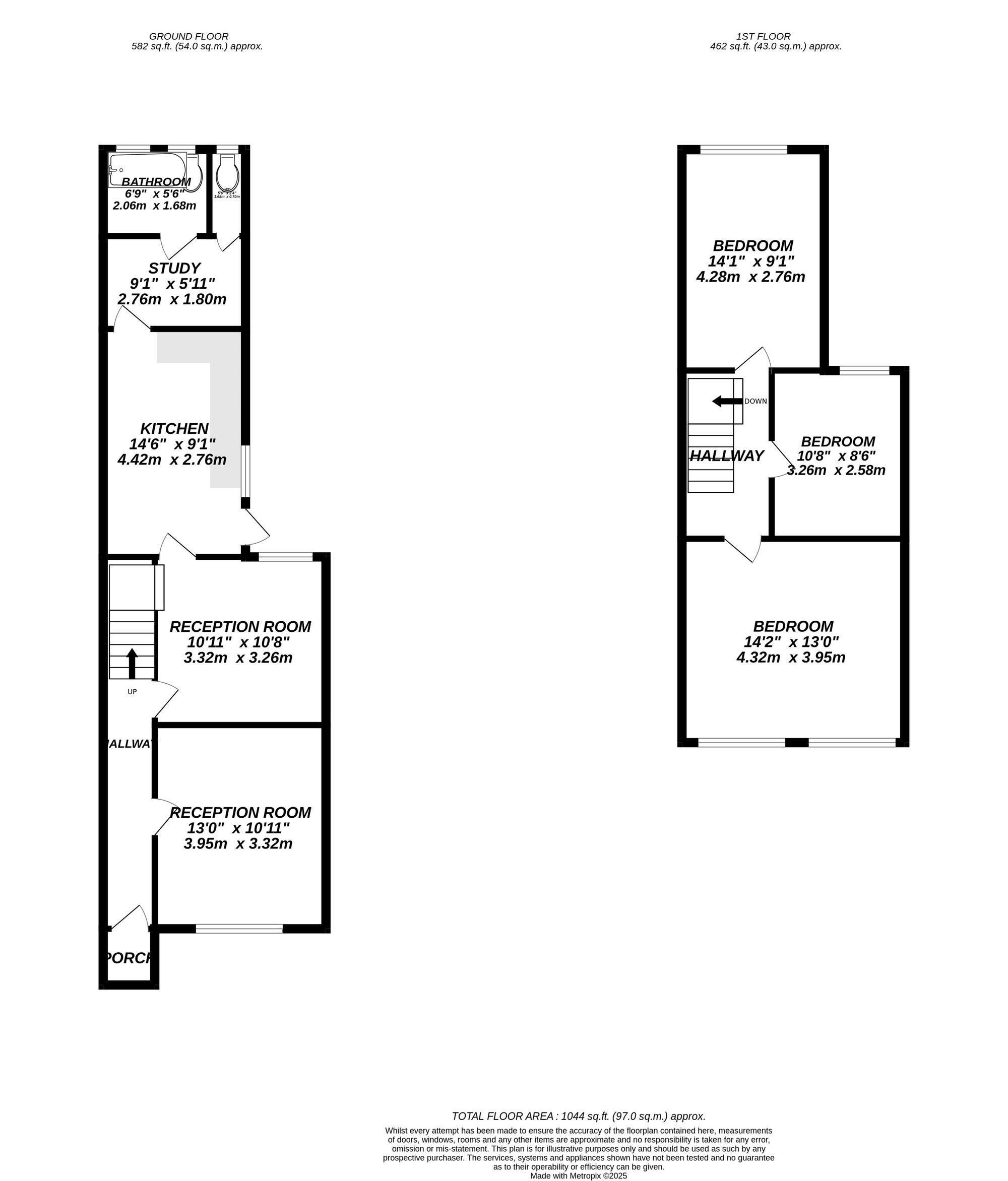 Floorplan for Uxbridge, 