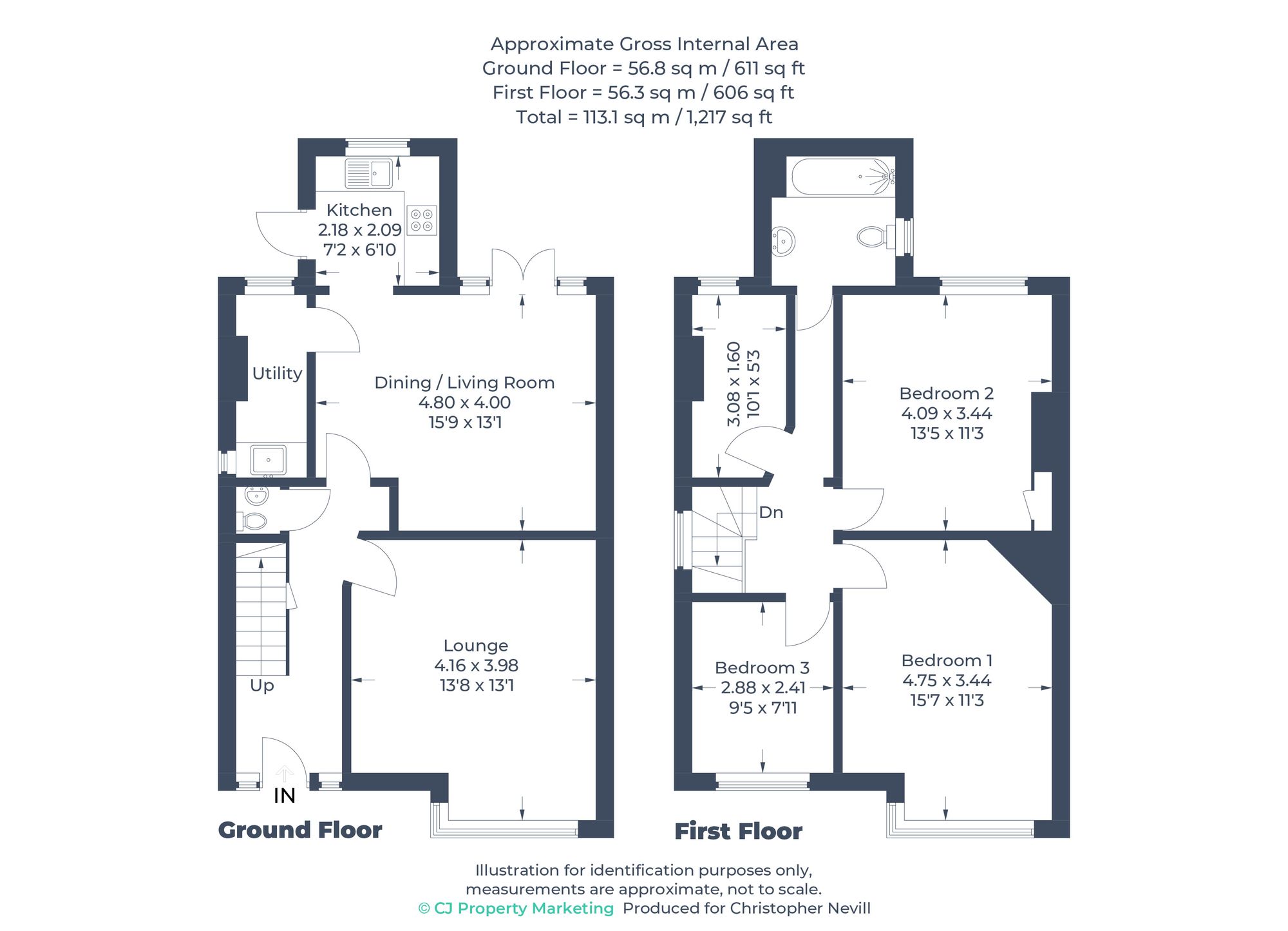 Floorplan for Uxbridge, 