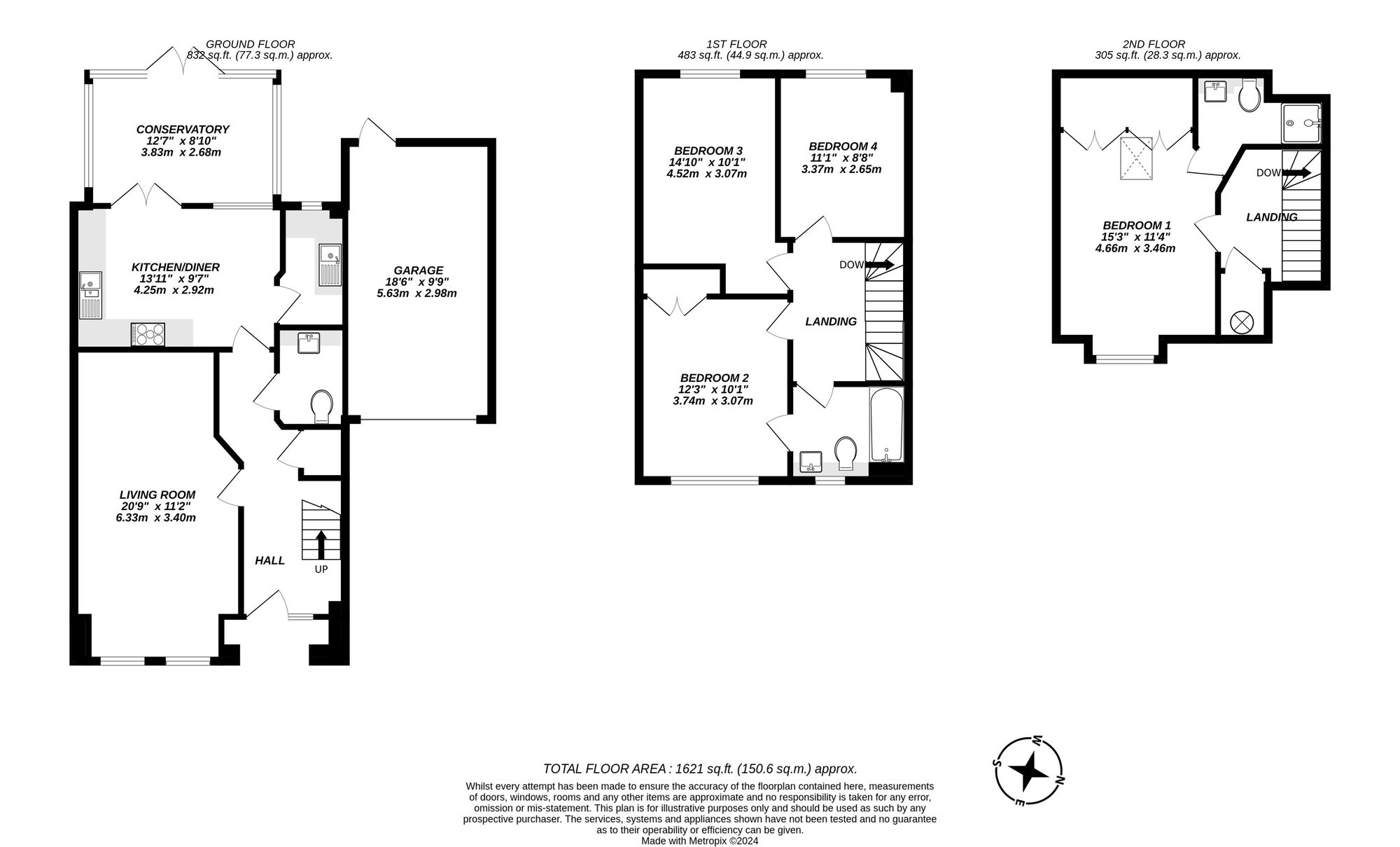 Floorplan for Uxbridge, 