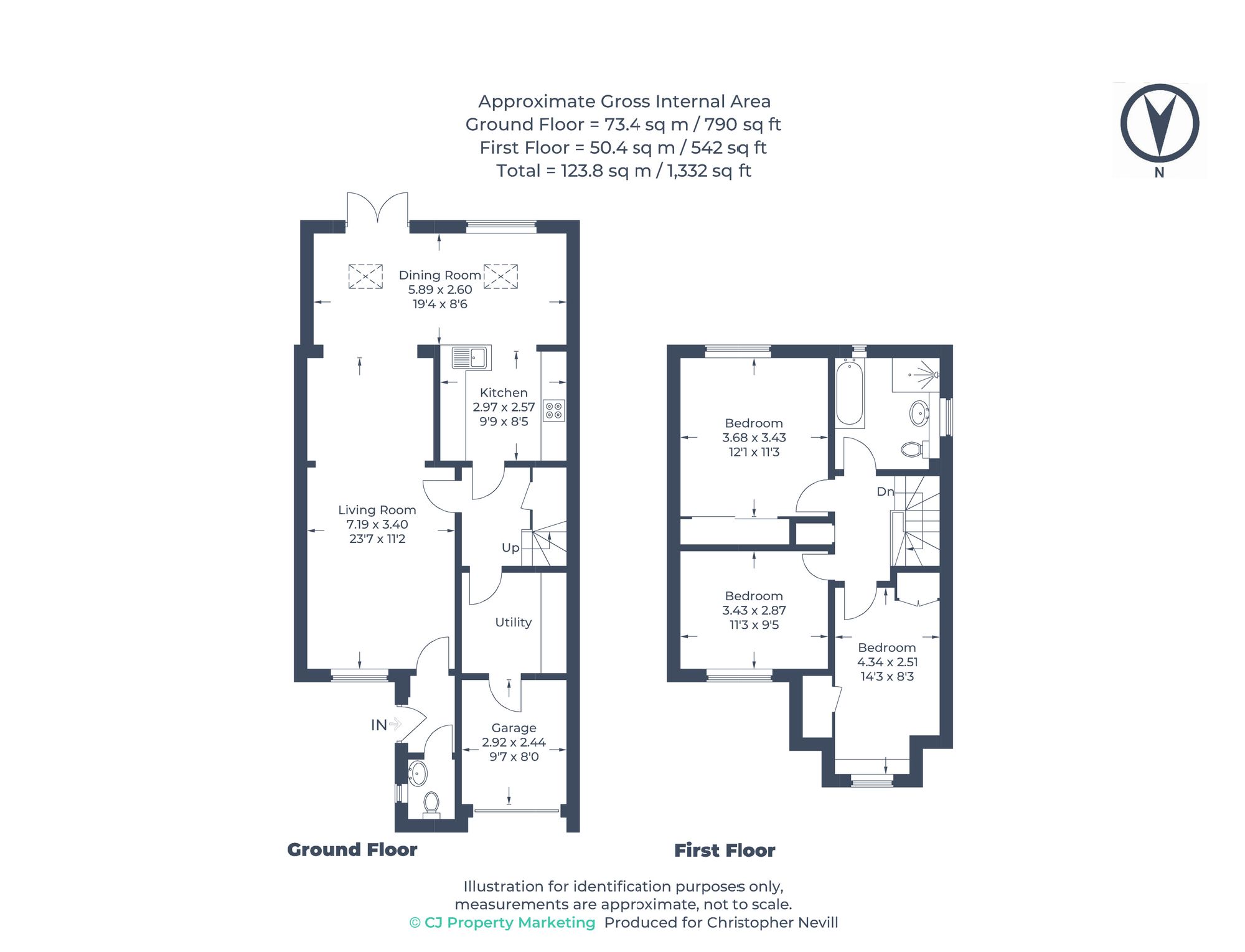 Floorplan for Uxbridge, 