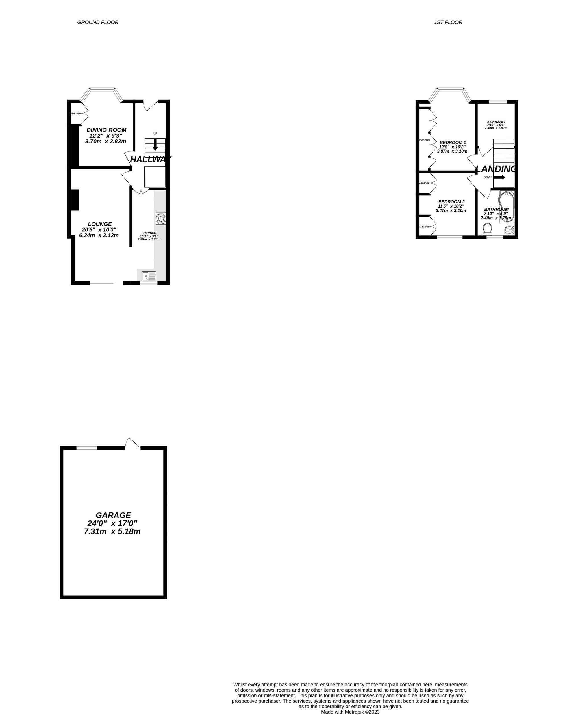 Floorplan for Uxbridge, 