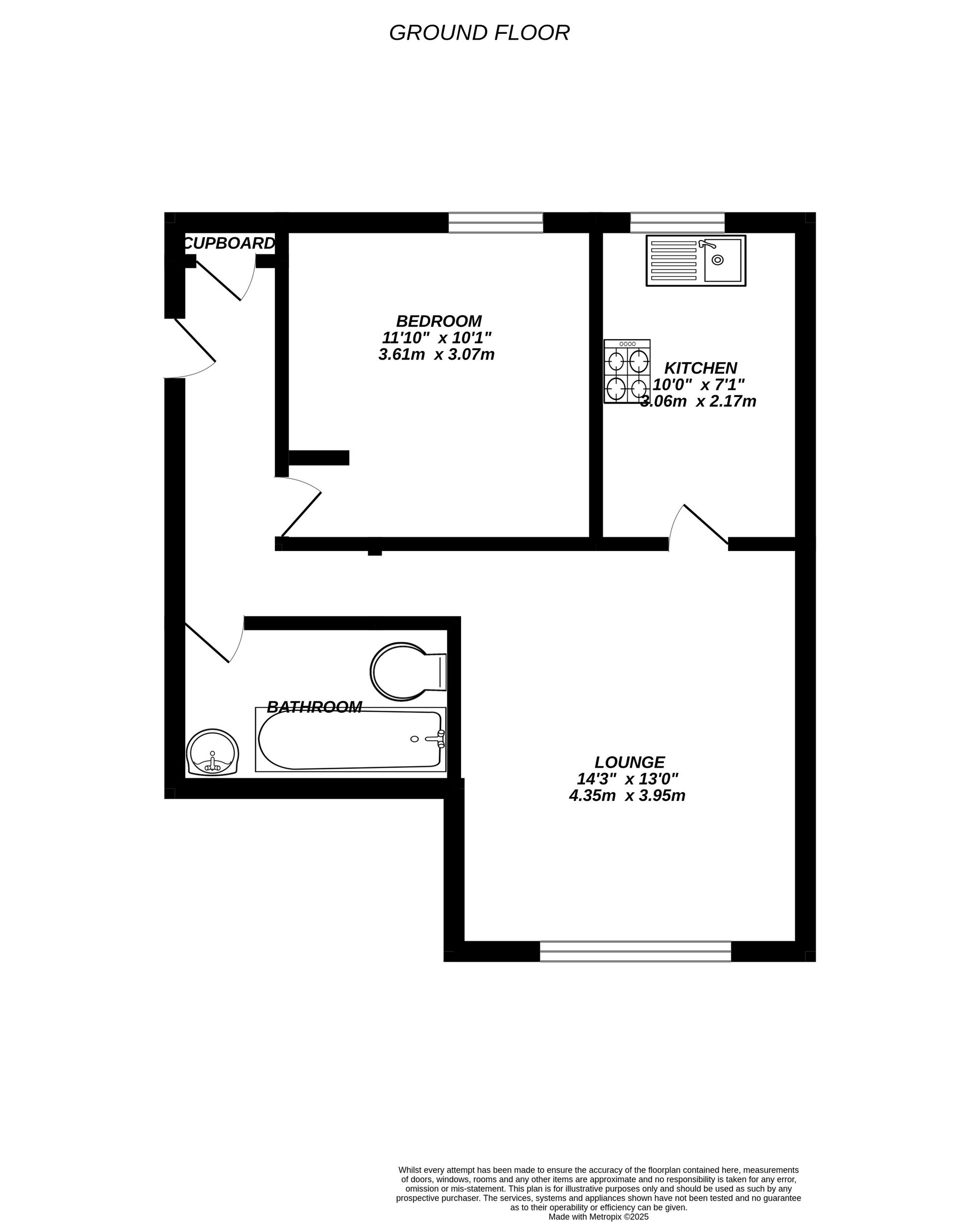 Floorplan for Uxbridge, 