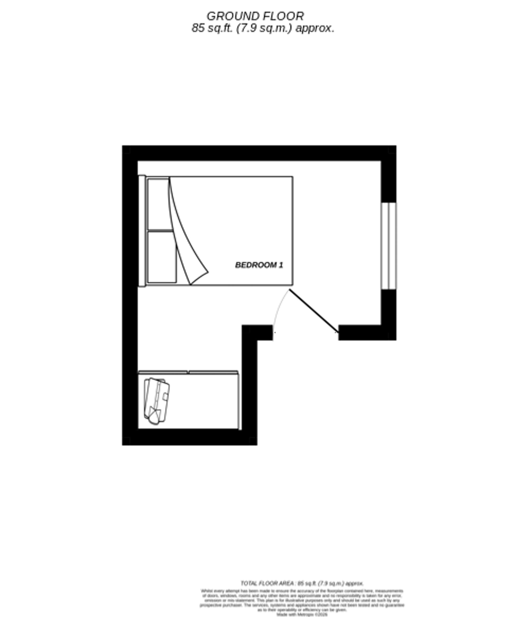 Floorplan for Uxbridge, 