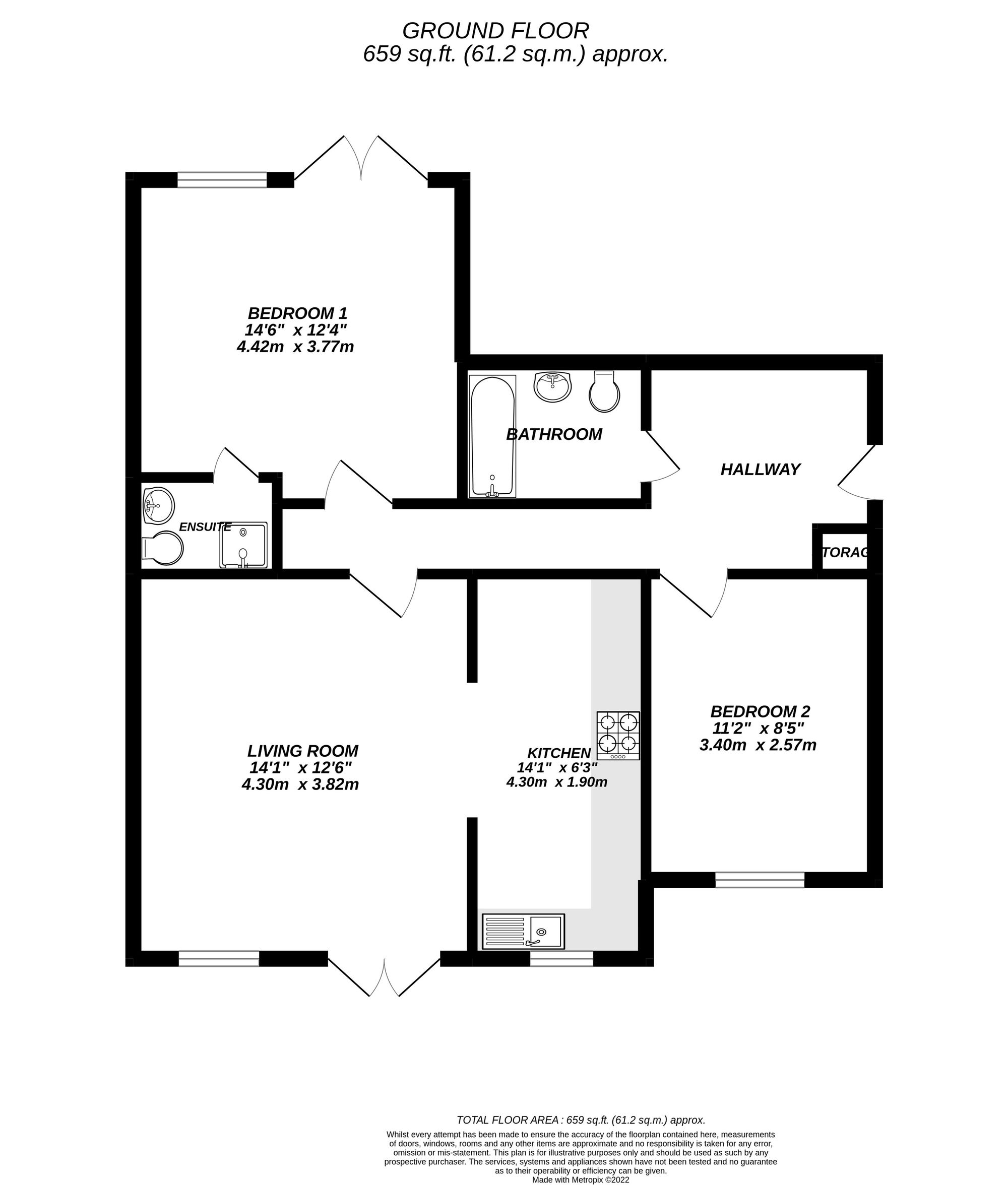 Floorplan for Uxbridge, Greater London