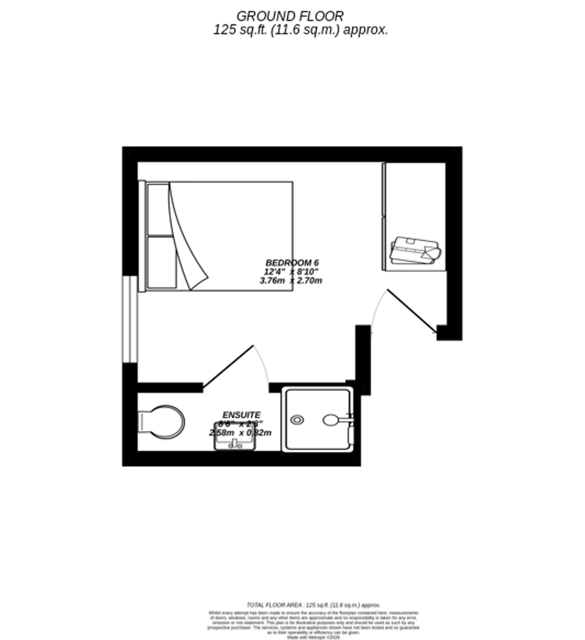 Floorplan for Uxbridge, 
