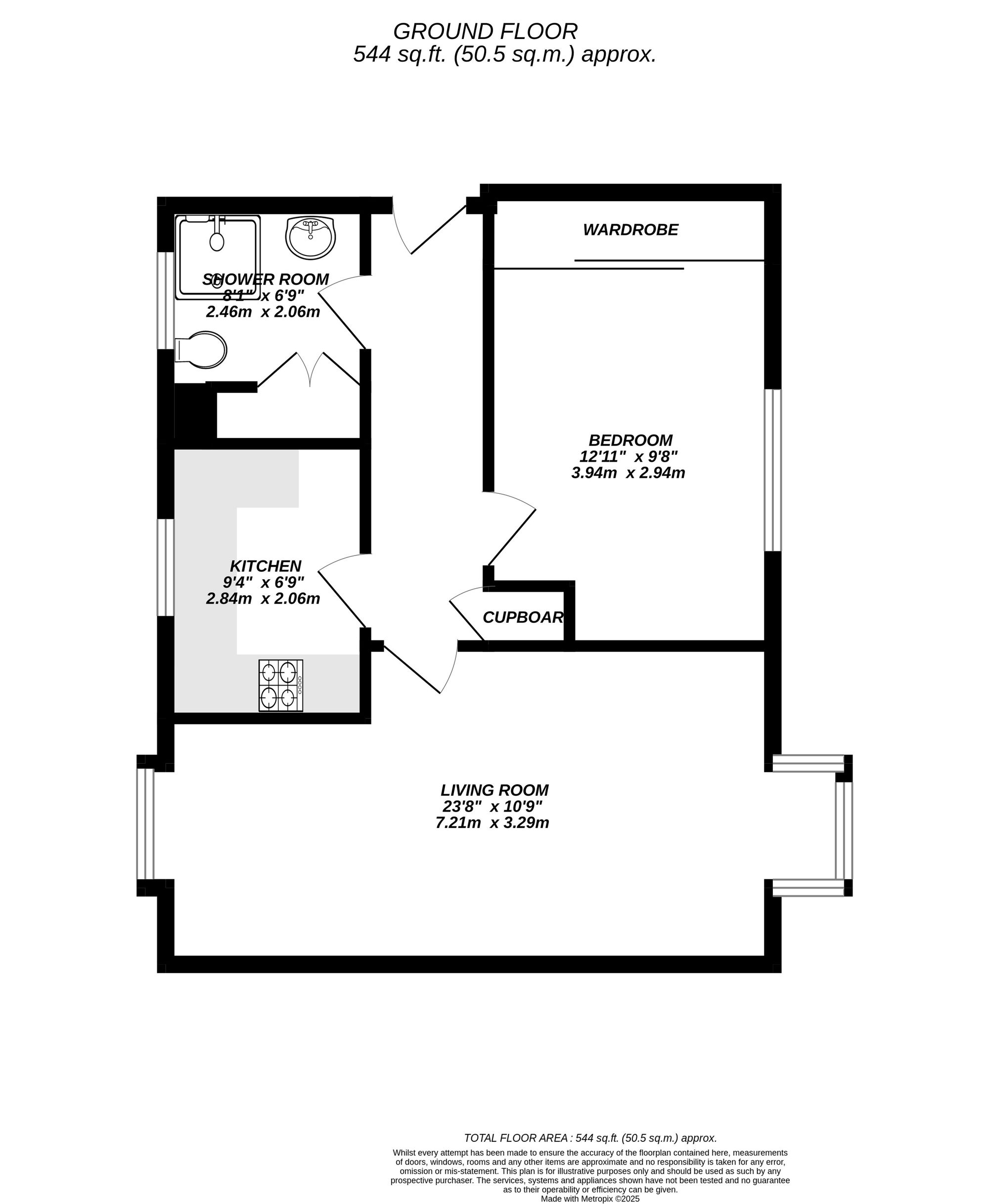 Floorplan for Uxbridge, 