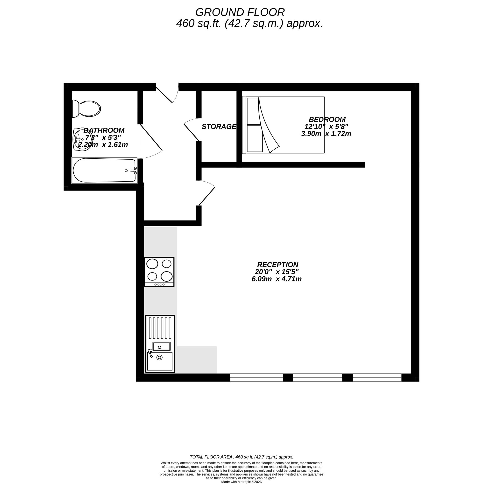 Floorplan for Uxbridge, 