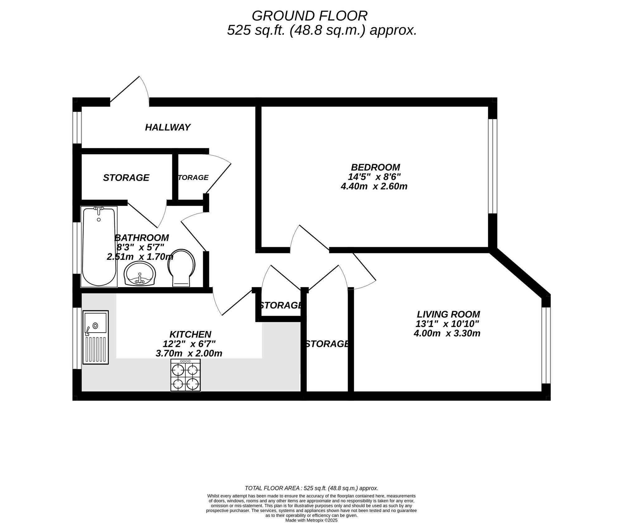 Floorplan for Uxbridge, 