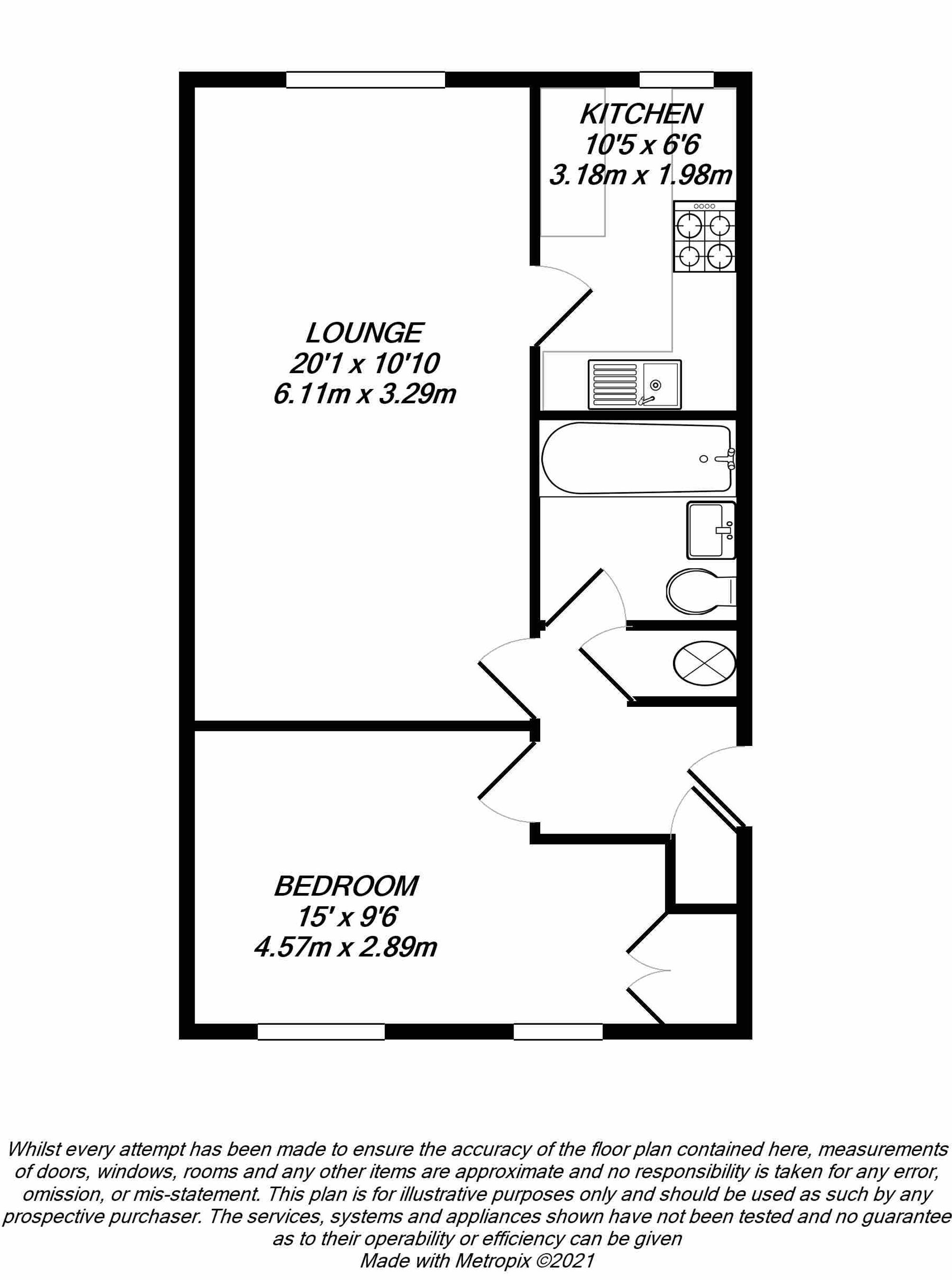 Floorplan for Uxbridge, 