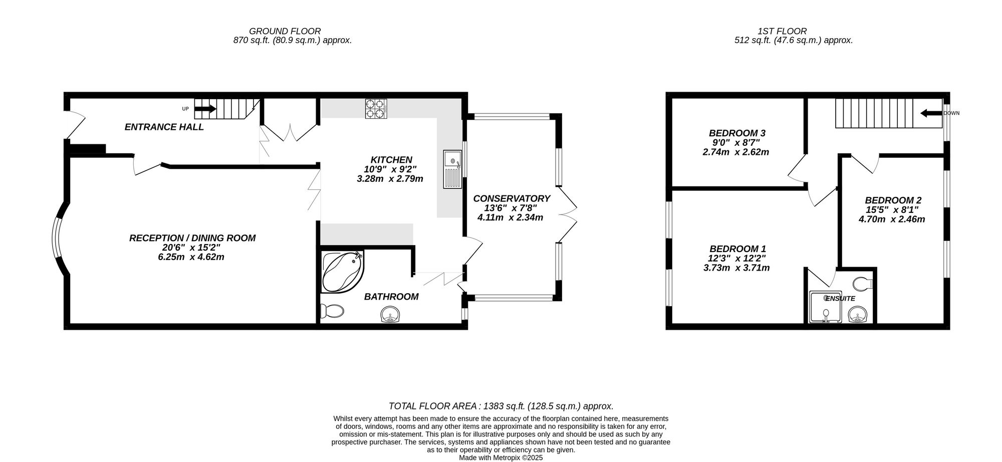 Floorplan for West Drayton, 
