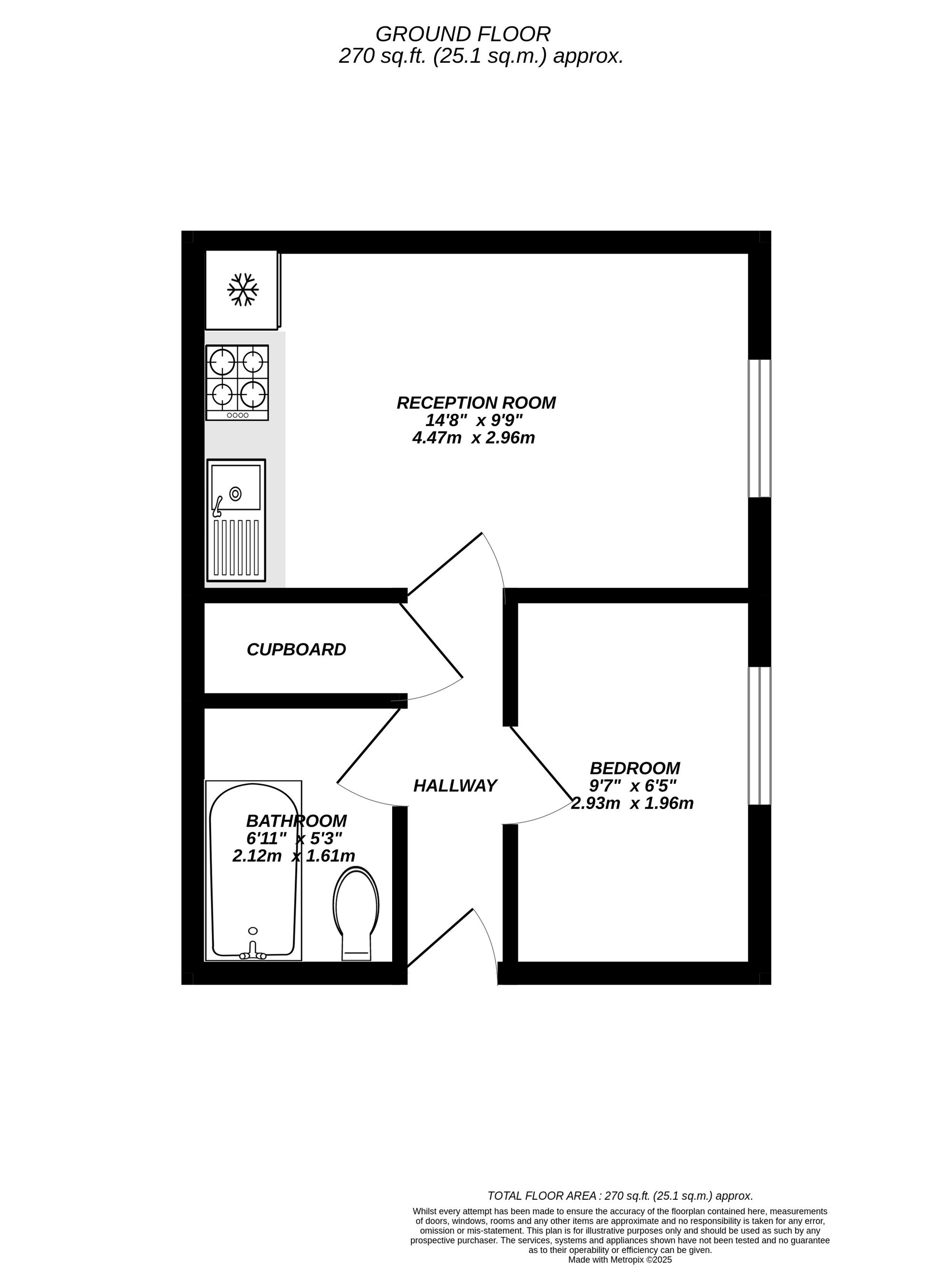 Floorplan for Uxbridge, 