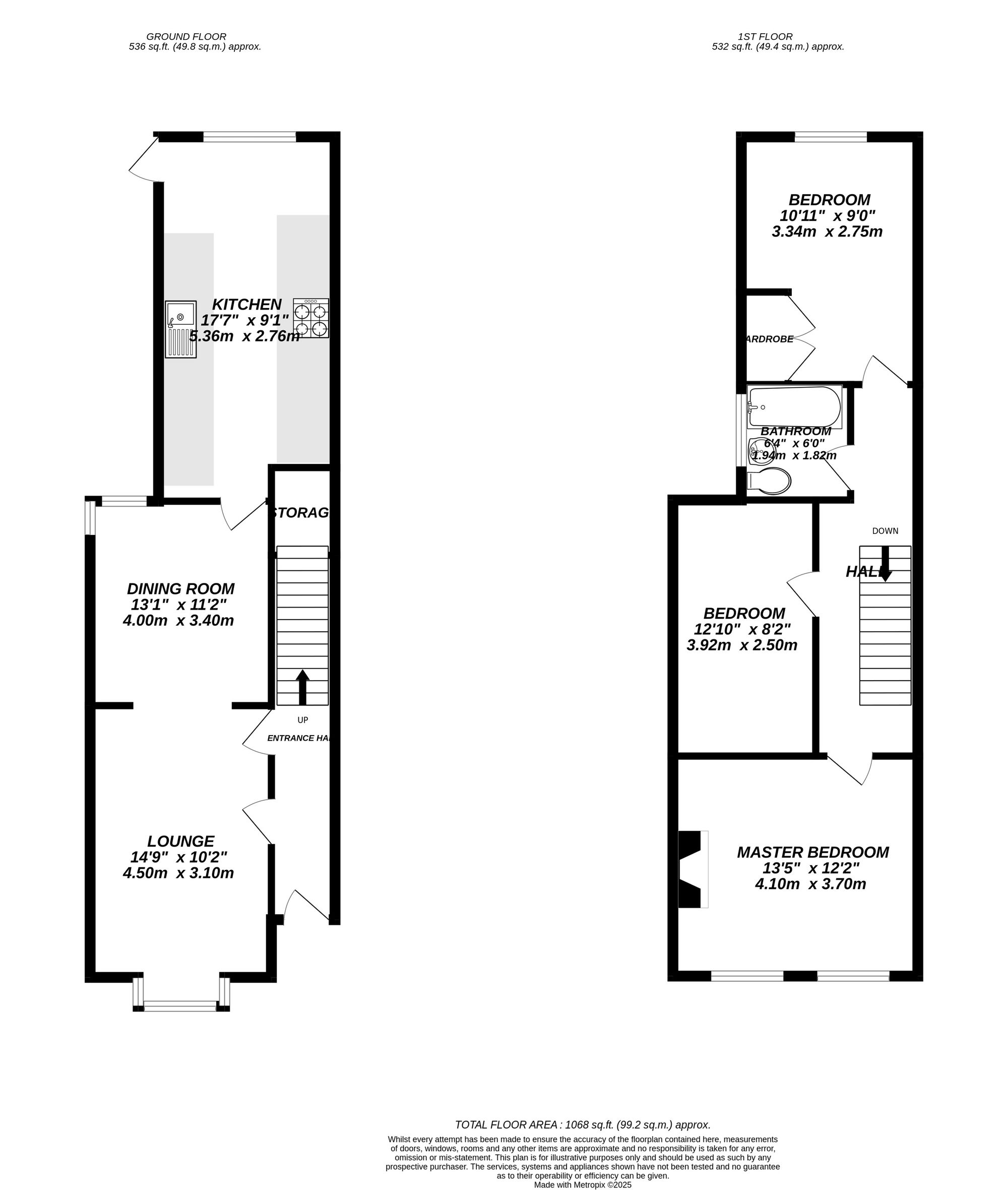 Floorplan for Uxbridge, 