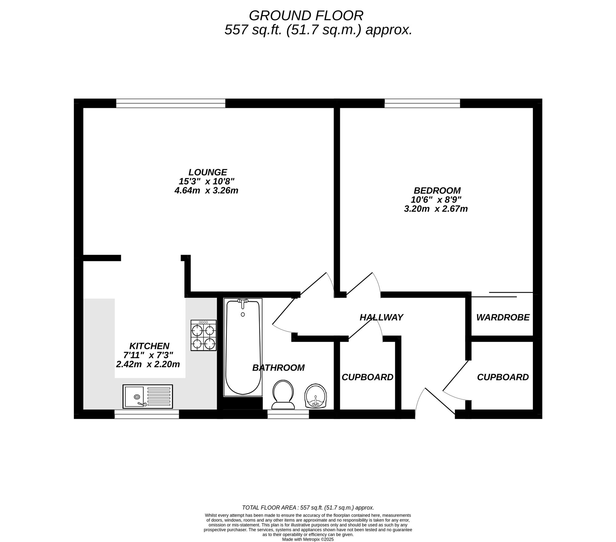 Floorplan for Uxbridge, 