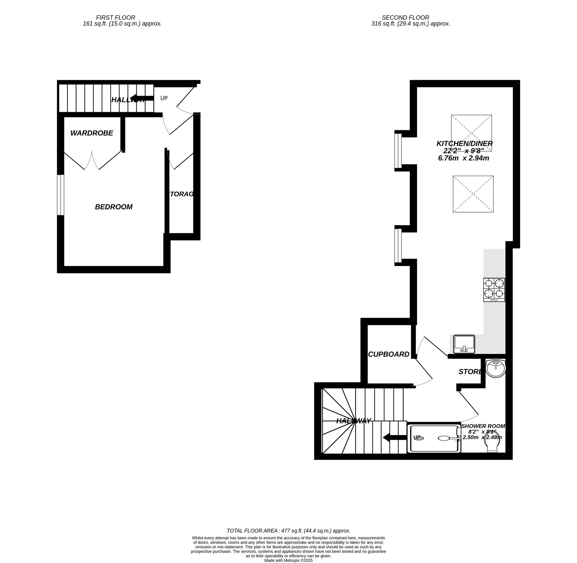 Floorplan for Uxbridge, 