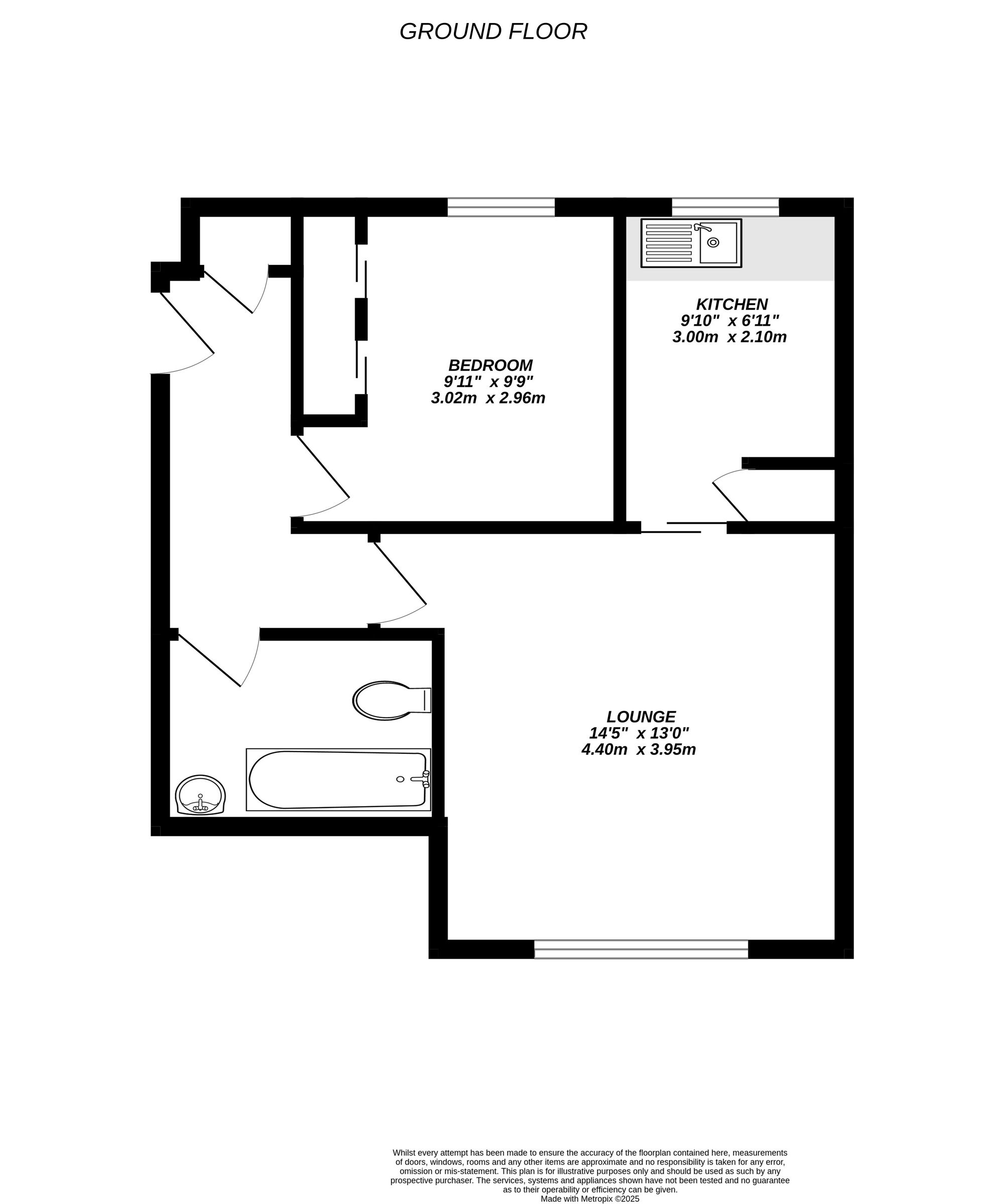 Floorplan for Uxbridge, 