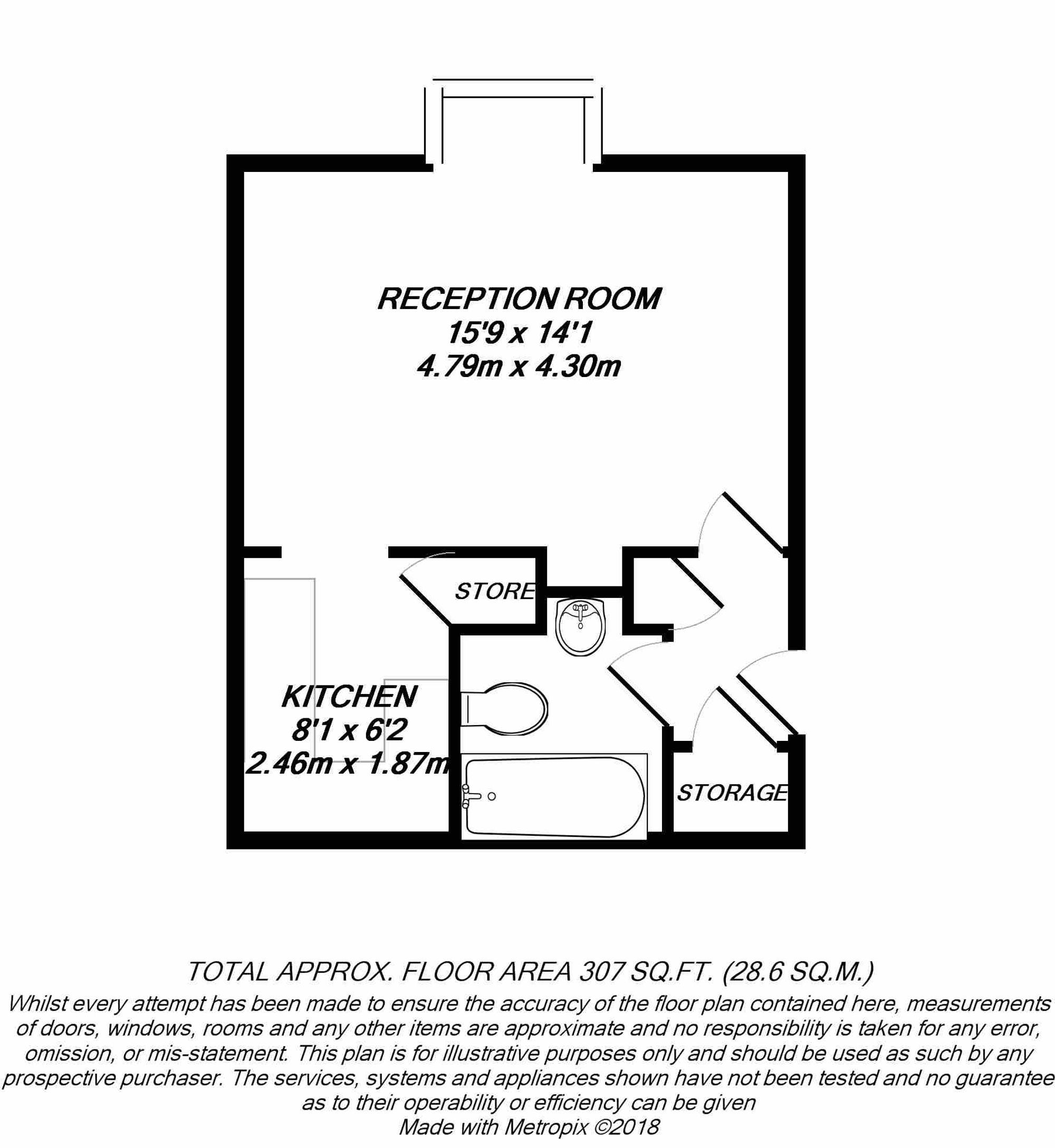 Floorplan for Uxbridge, 