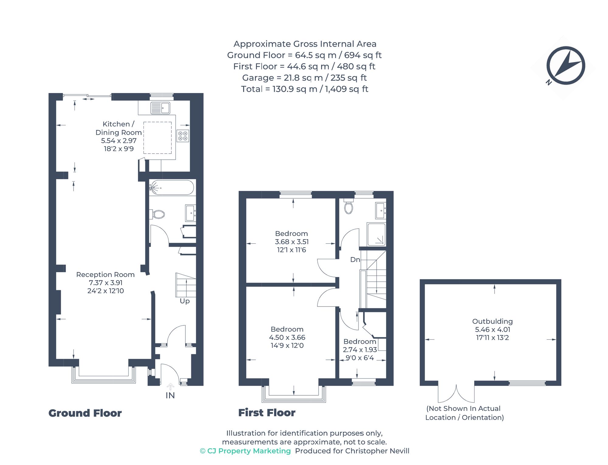 Floorplan for Uxbridge, 