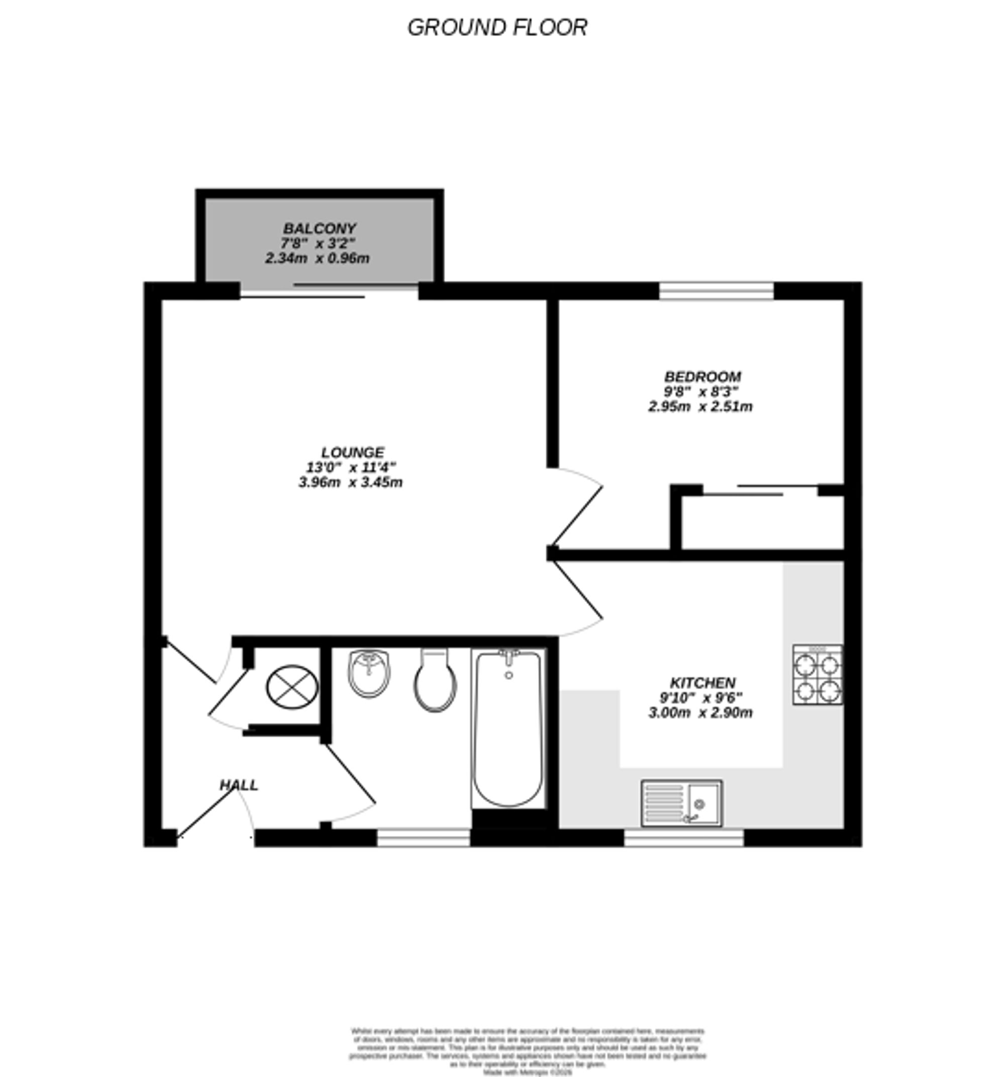 Floorplan for West Drayton, 
