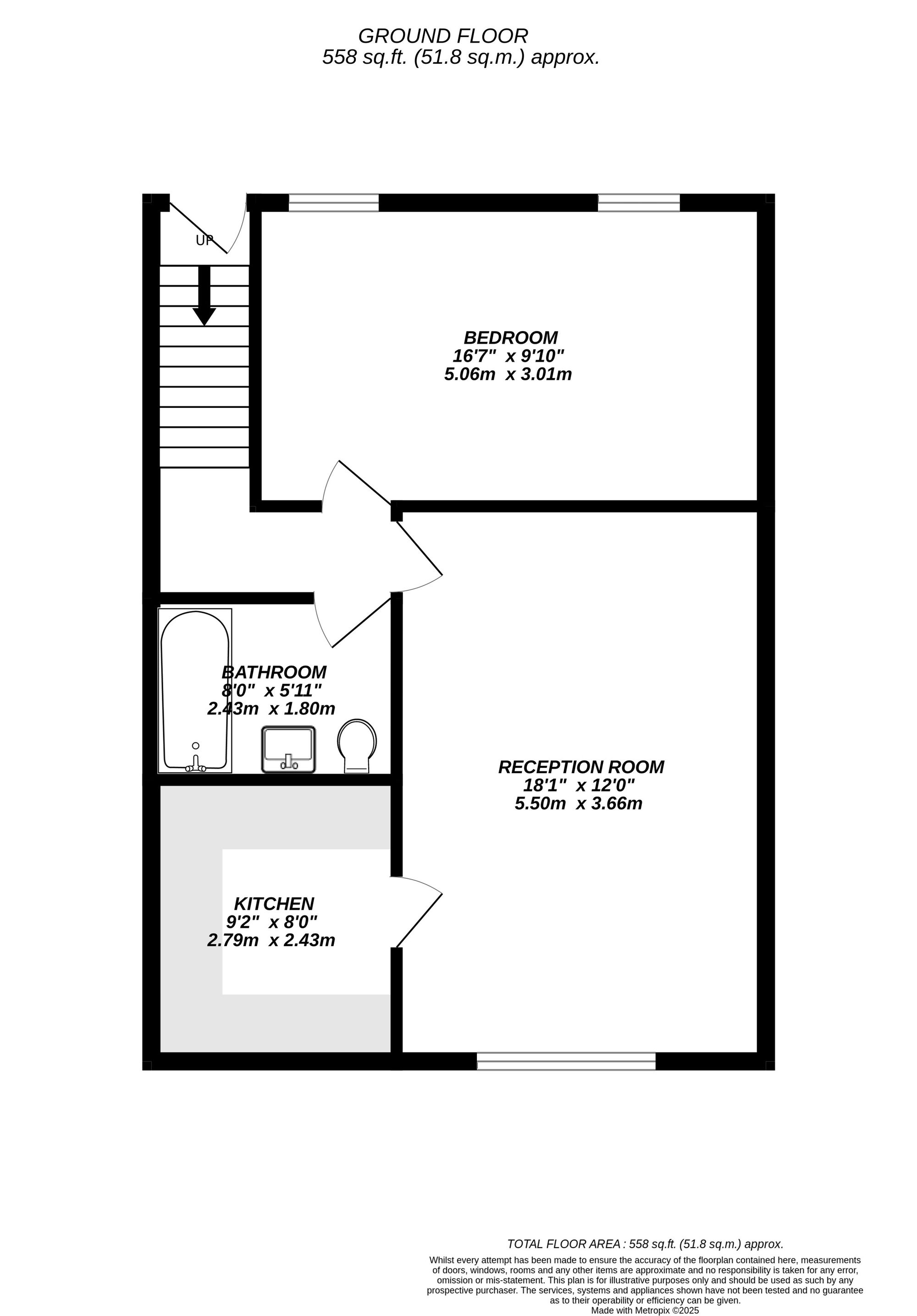 Floorplan for Uxbridge, 