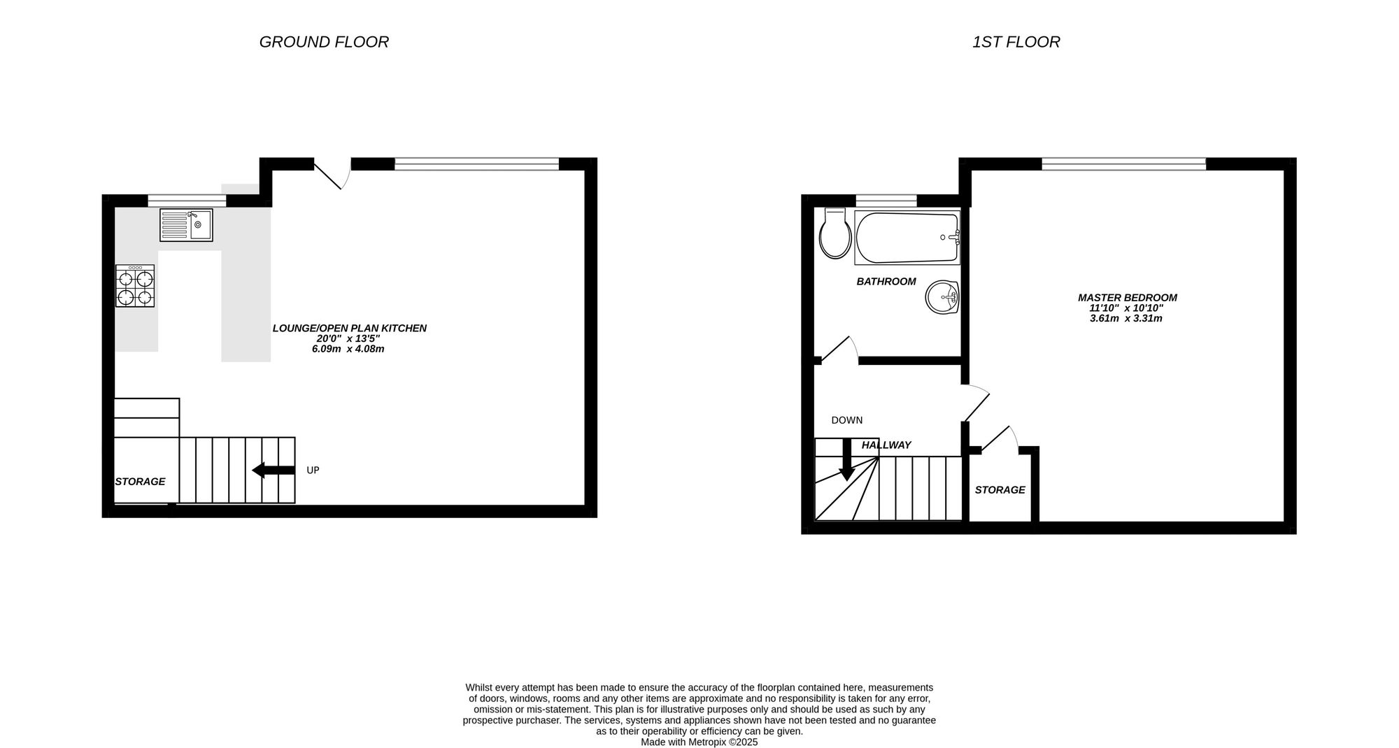 Floorplan for Uxbridge, 