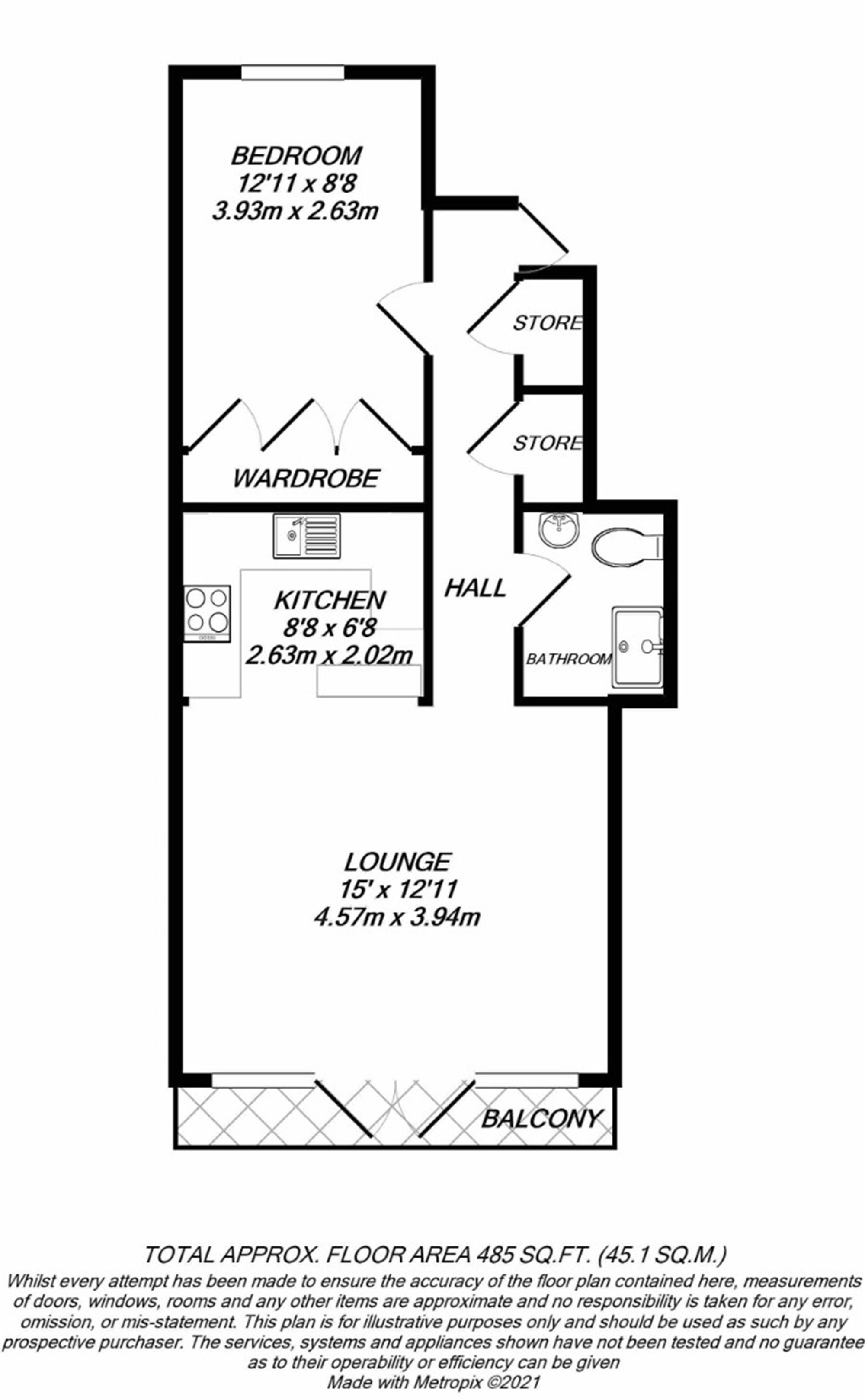 Floorplan for Uxbridge, 