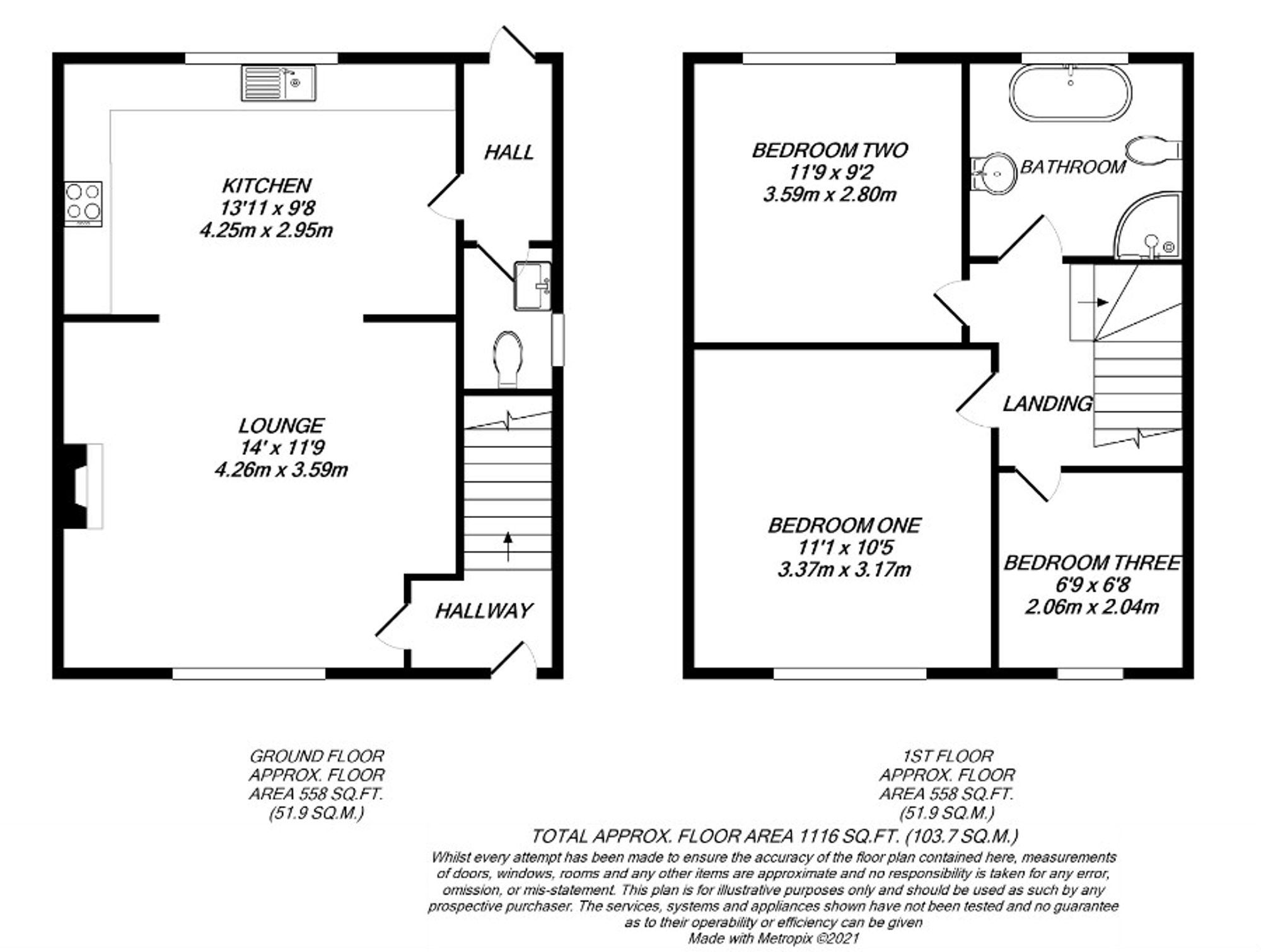 Floorplan for Uxbridge, 