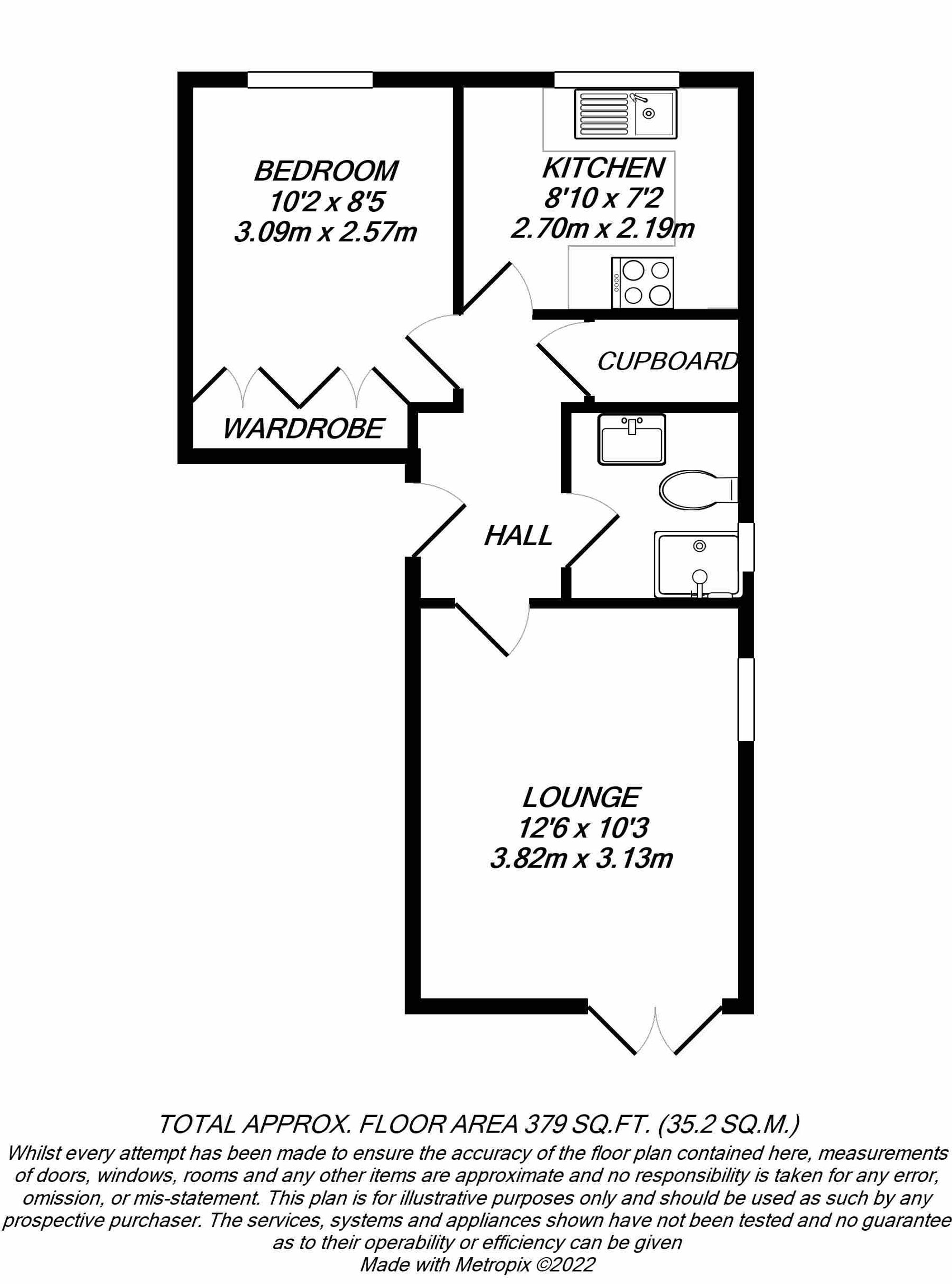 Floorplan for West Drayton, Greater London