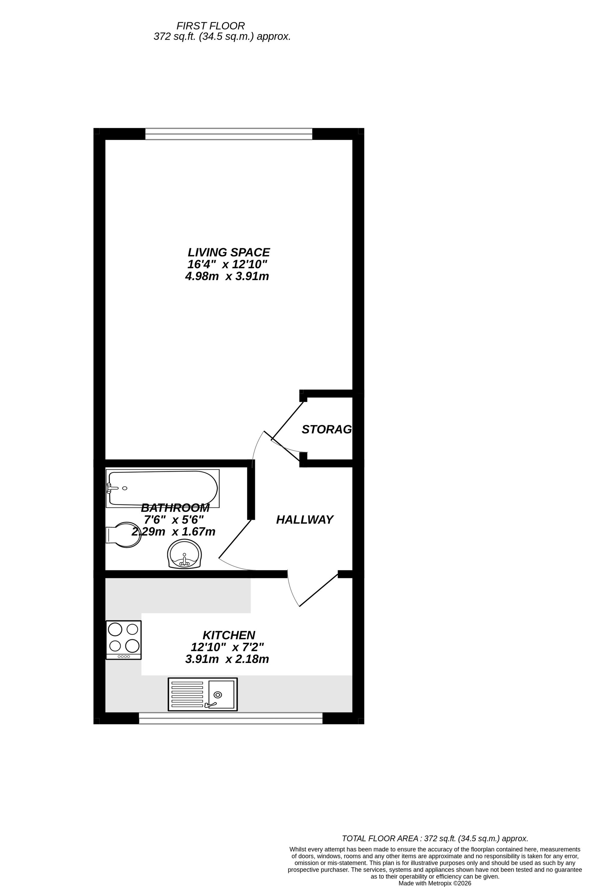 Floorplan for Uxbridge, 
