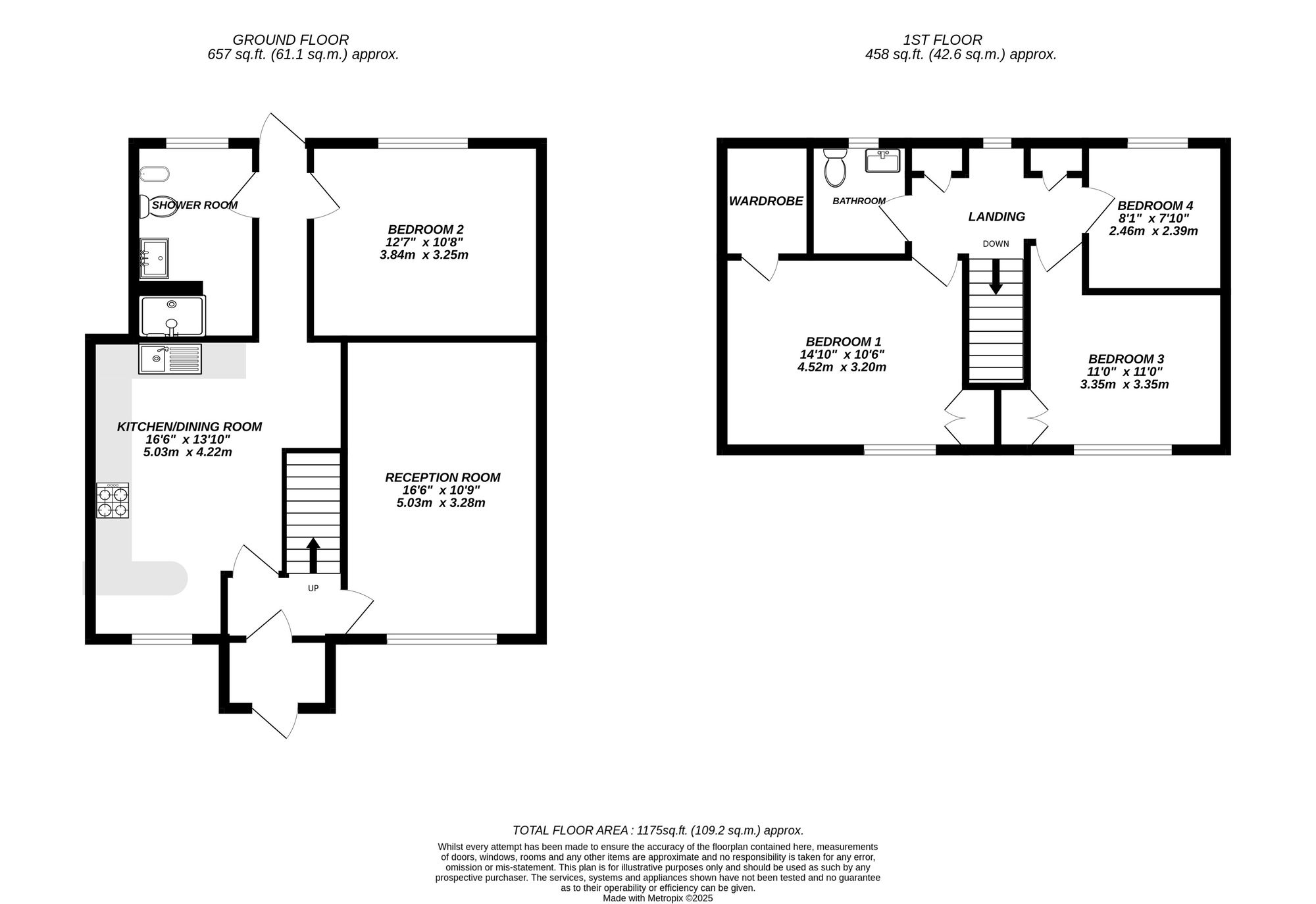 Floorplan for West Drayton, 