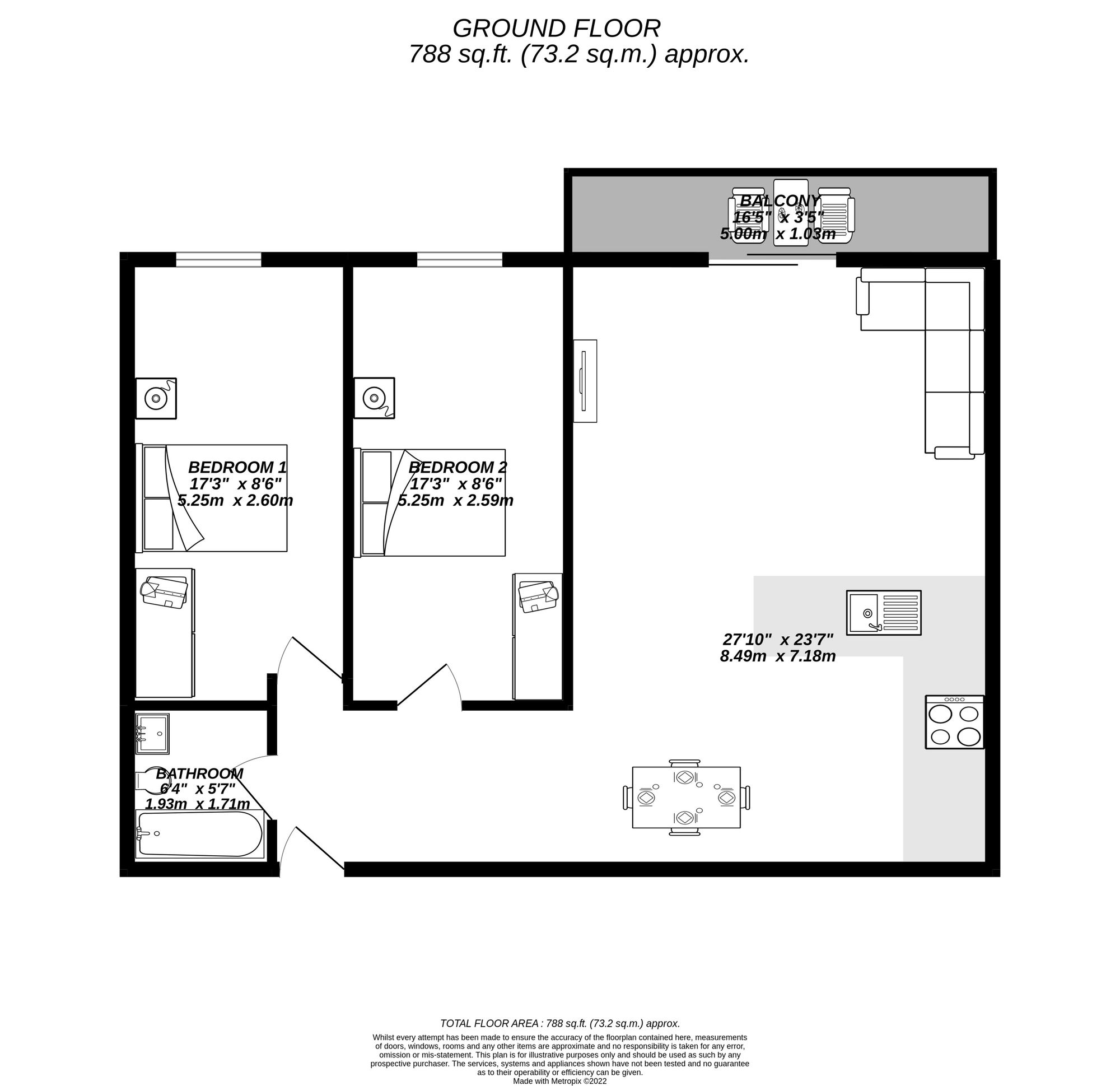 Floorplan for Uxbridge, 