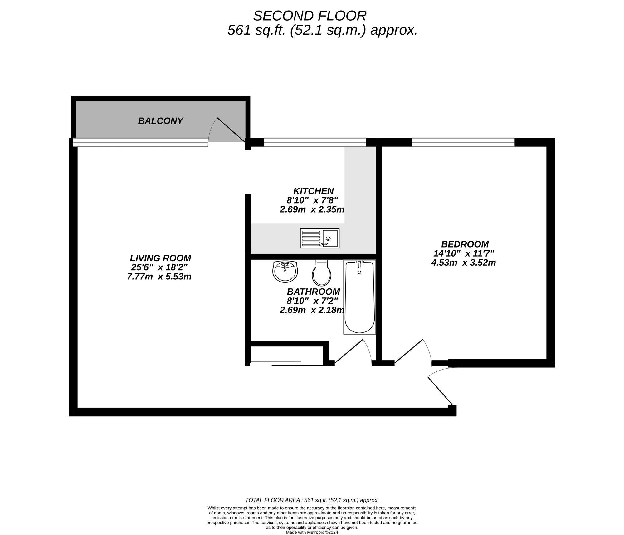 Floorplan for Uxbridge, 