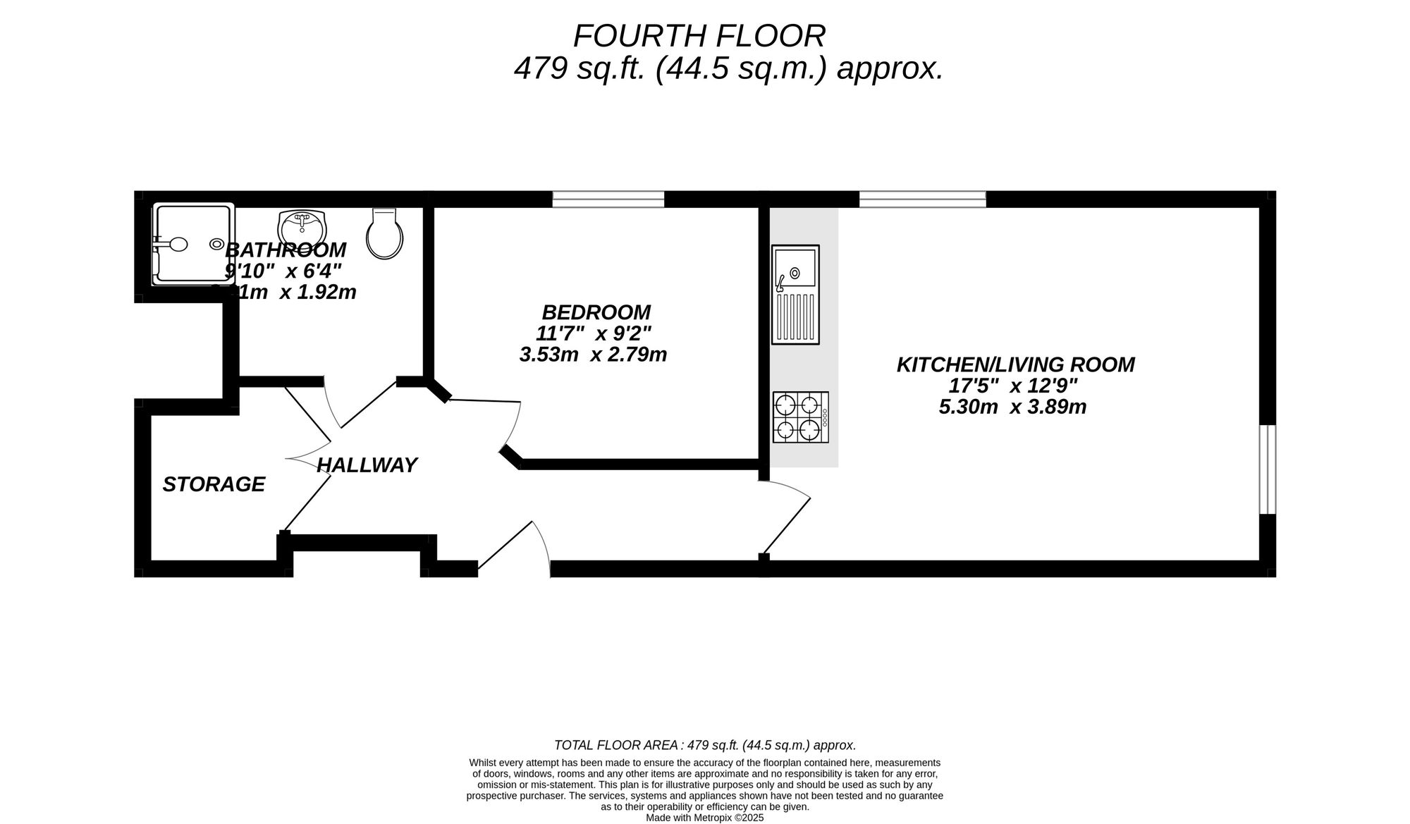 Floorplan for Uxbridge, 