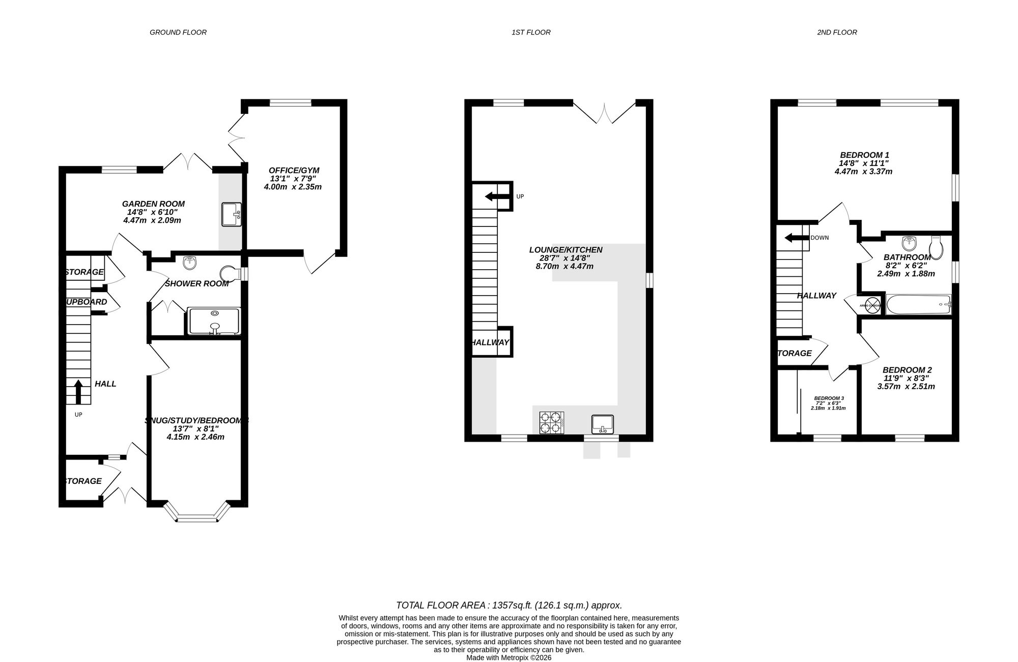 Floorplan for Uxbridge, 