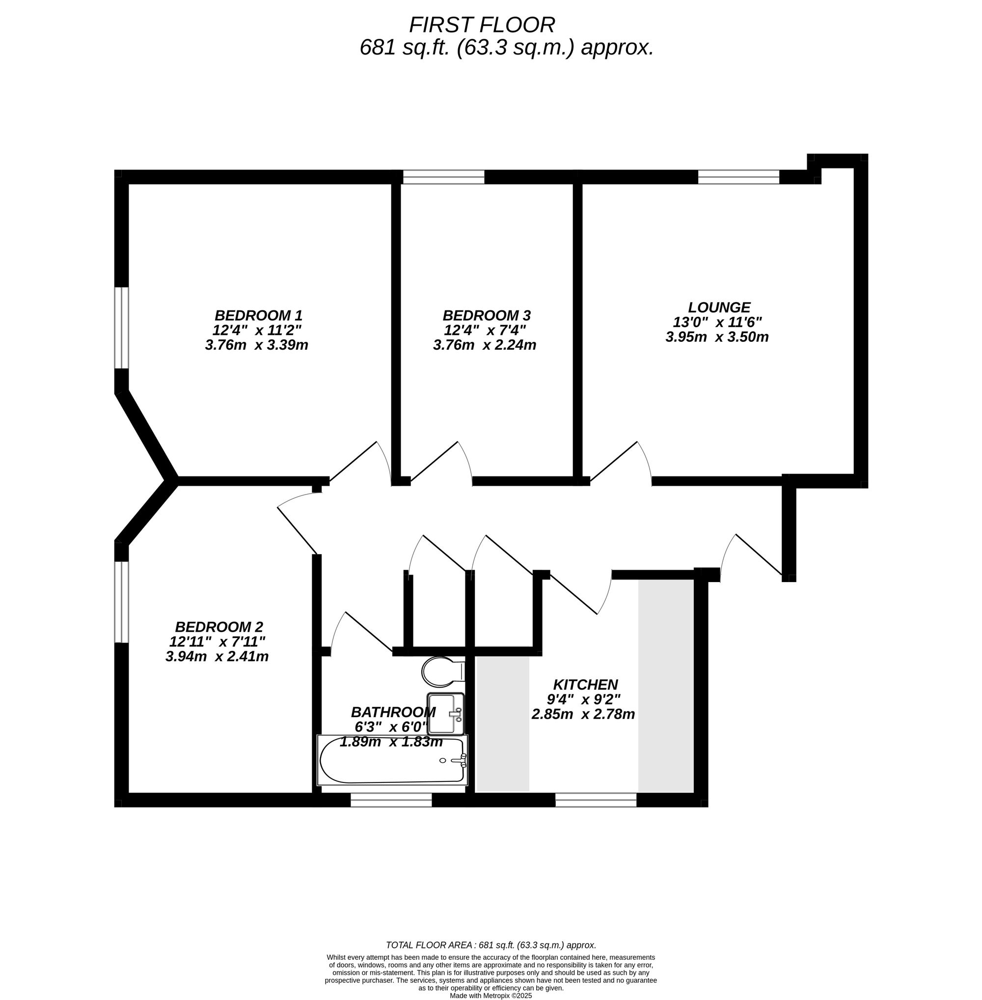 Floorplan for Edgware, 