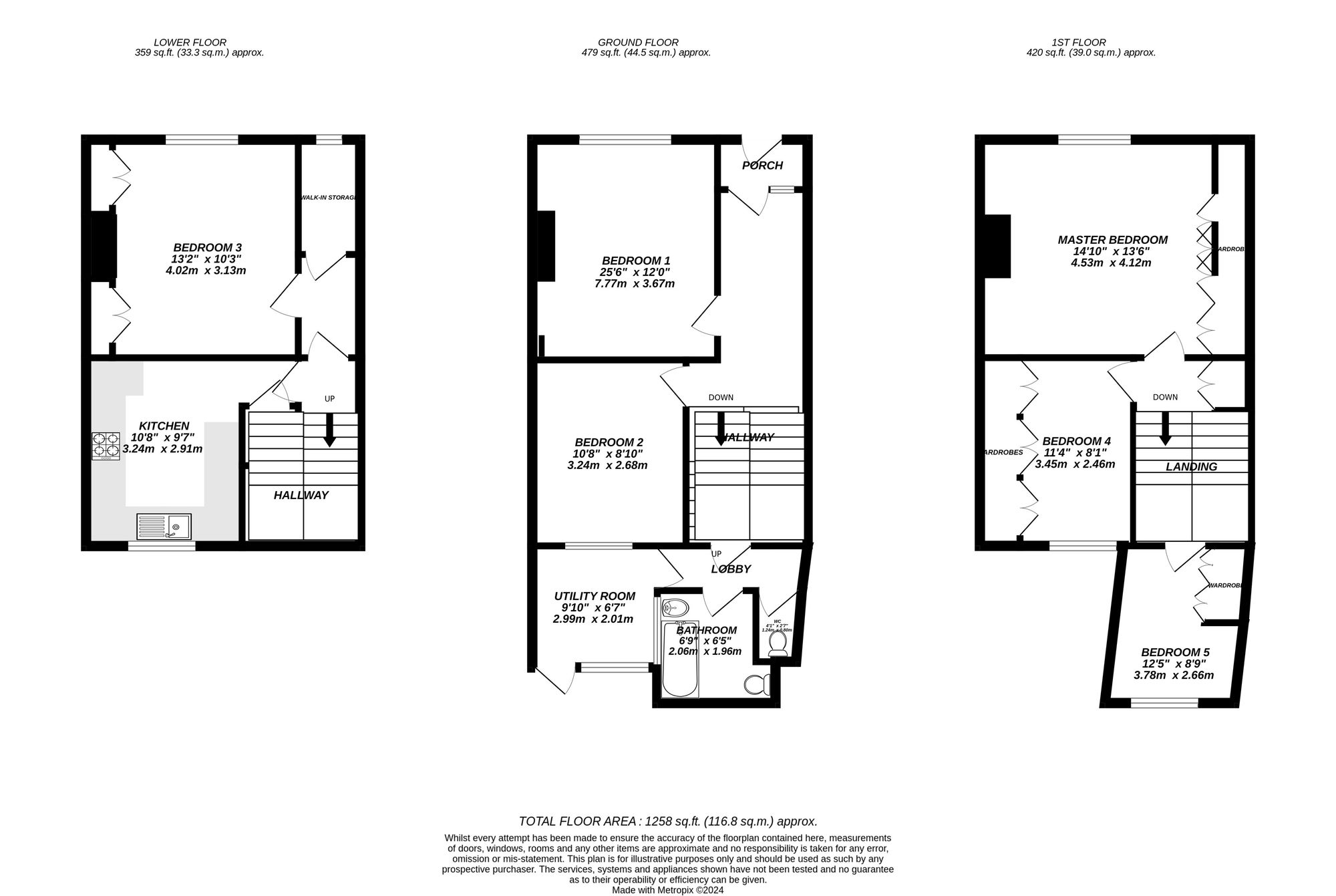 Floorplan for Uxbridge, 