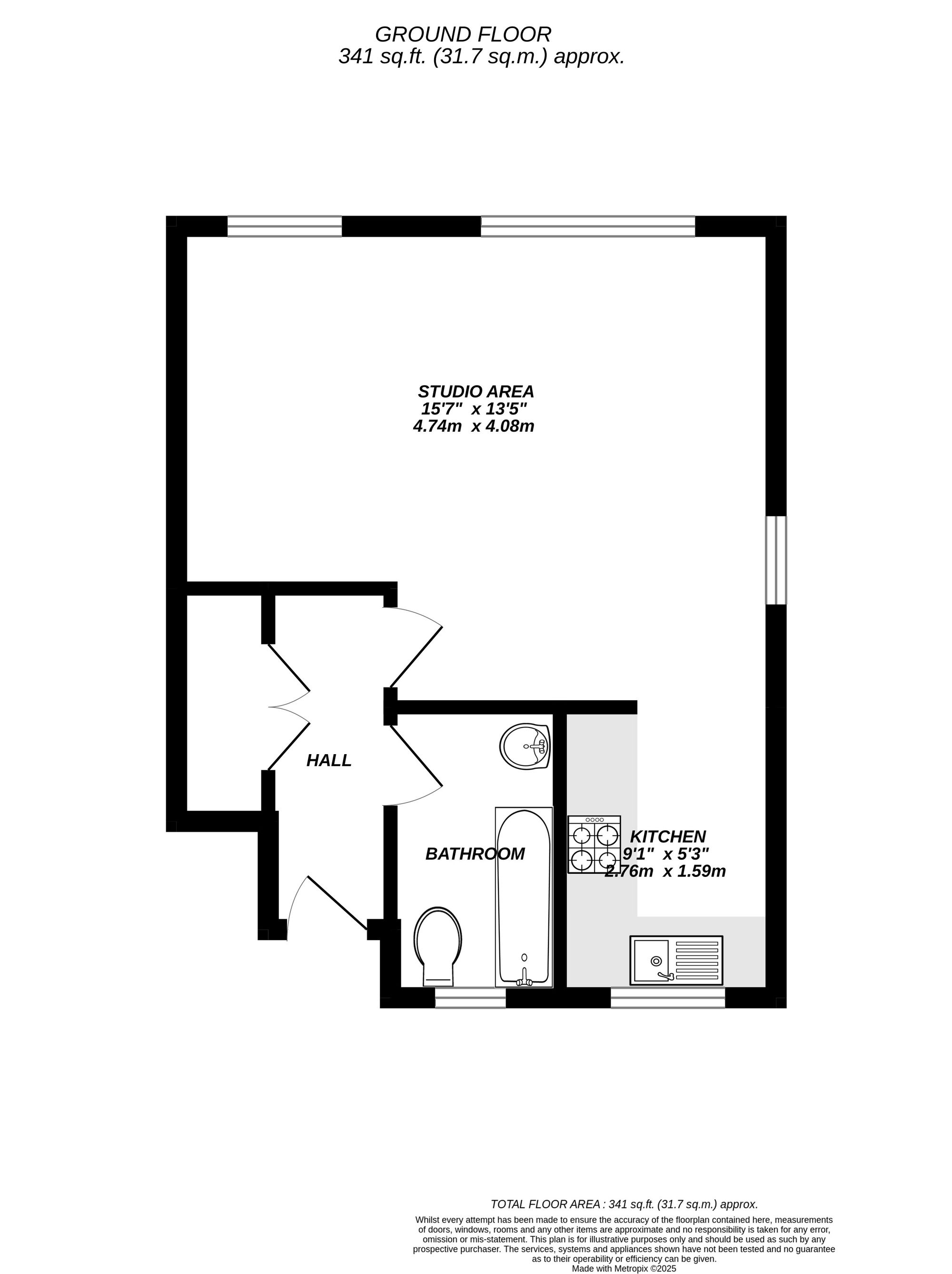 Floorplan for Uxbridge, 
