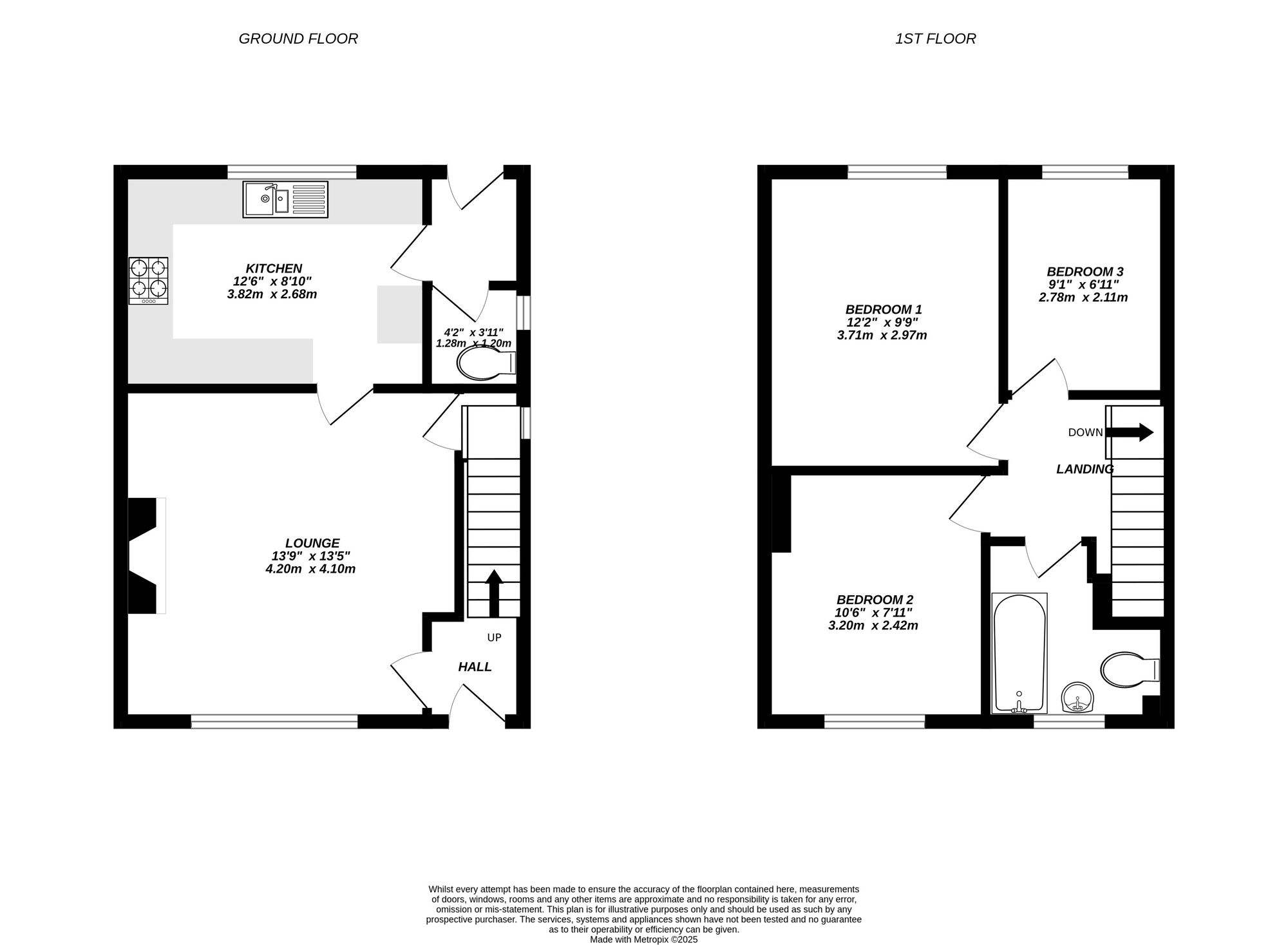 Floorplan for Uxbridge, 