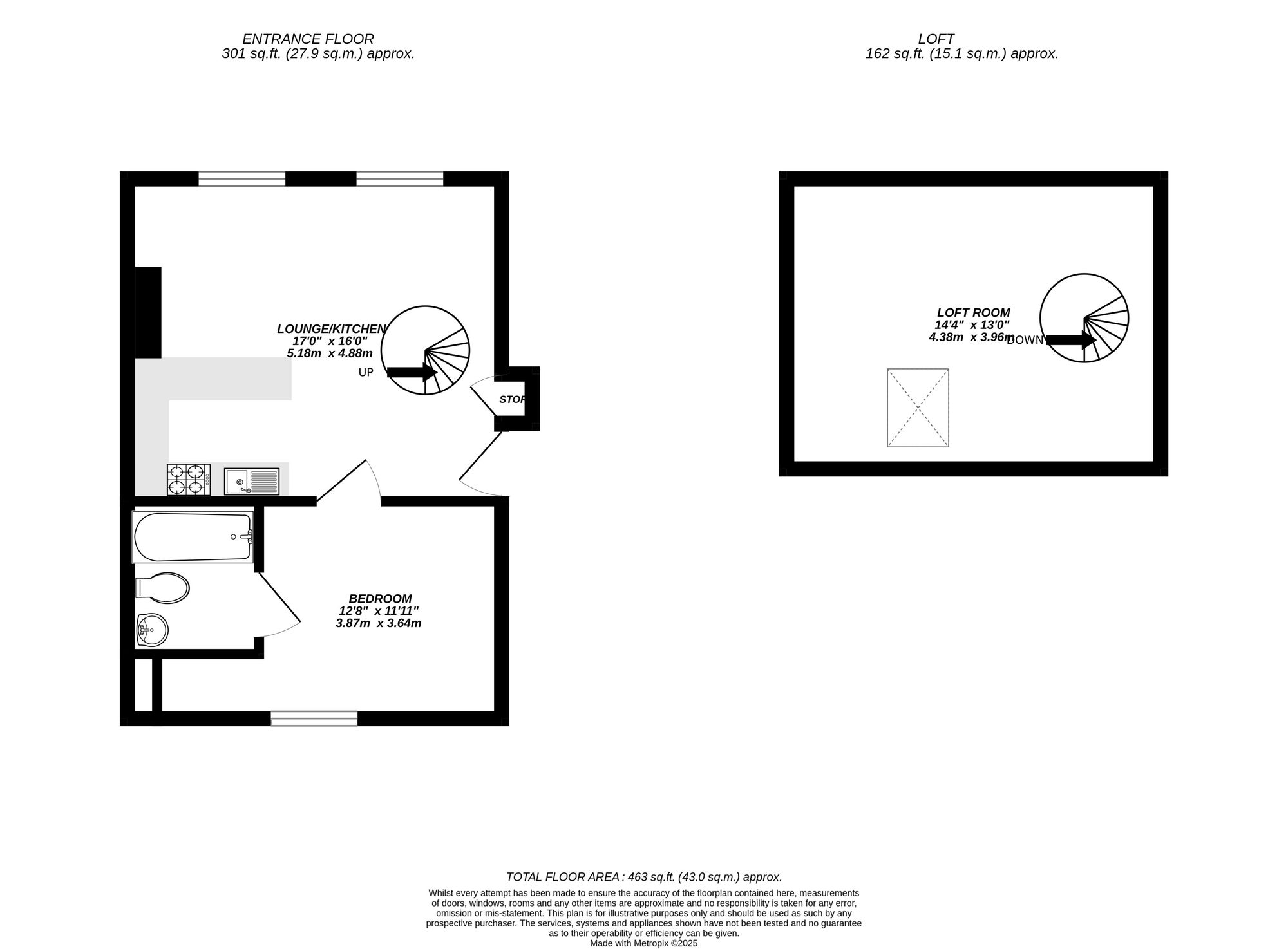 Floorplan for West Drayton, 