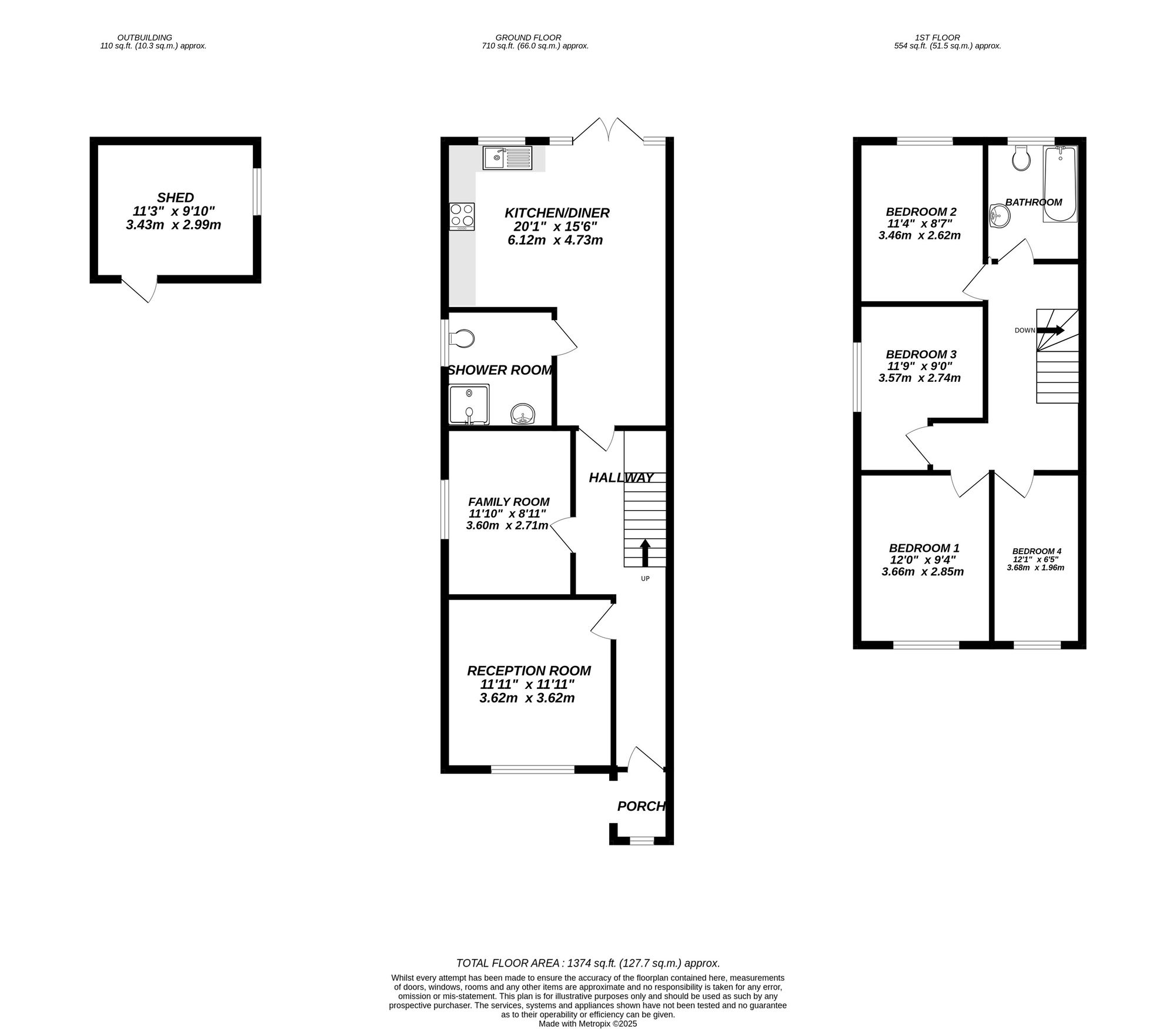 Floorplan for Uxbridge, 