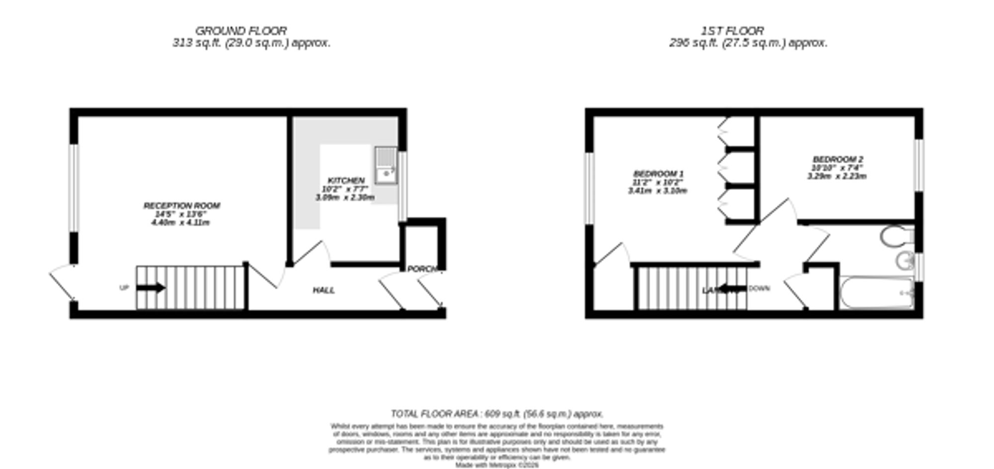 Floorplan for Uxbridge, 