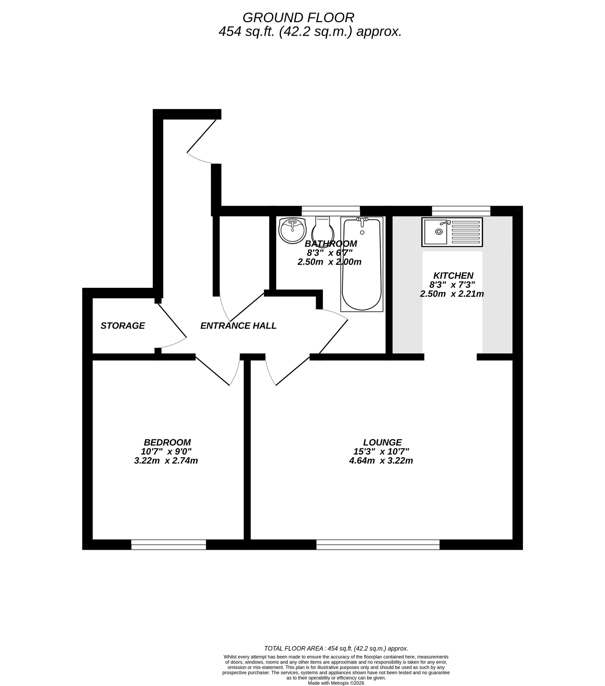 Floorplan for Uxbridge,
