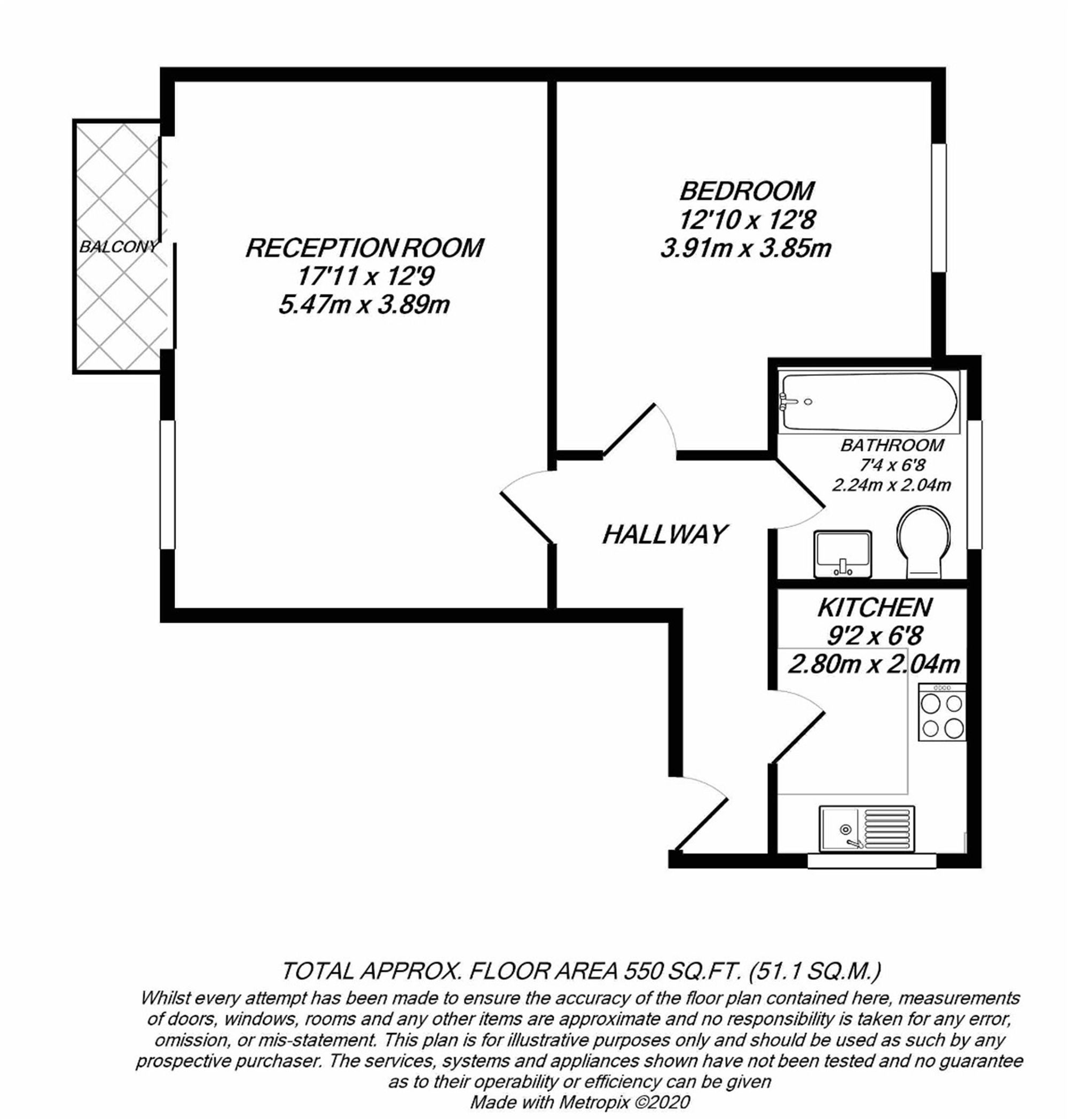 Floorplan for Uxbridge, 
