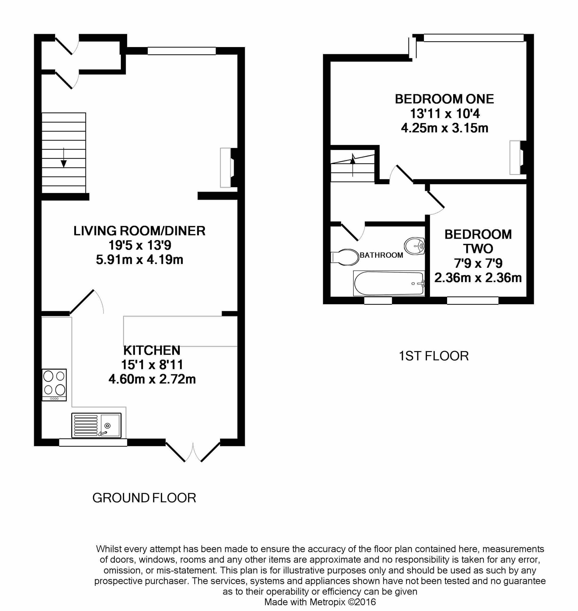 Floorplan for Uxbridge, 