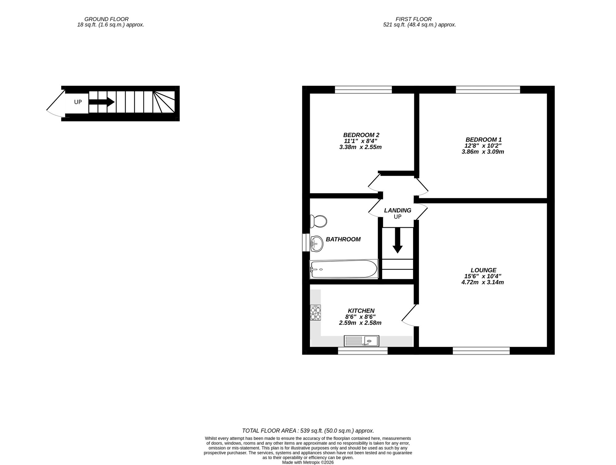 Floorplan for Uxbridge, 