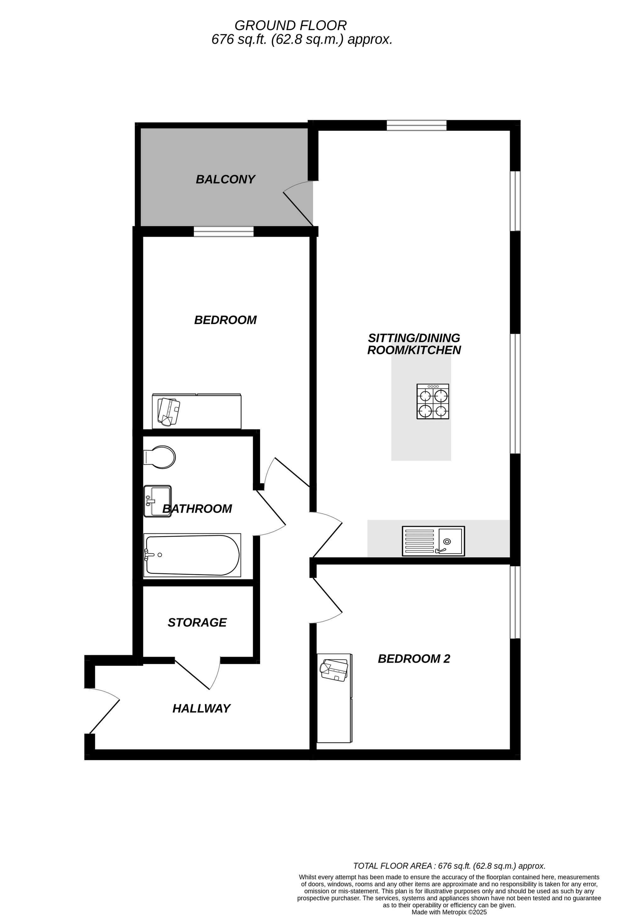 Floorplan for Uxbridge, 